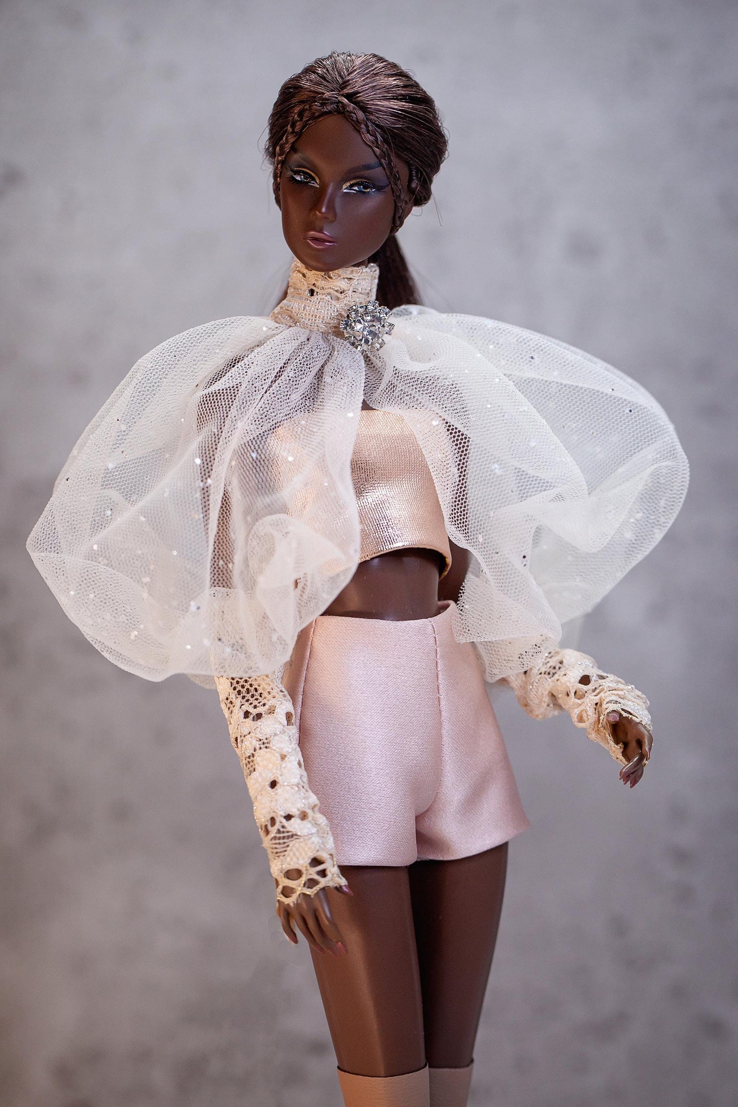 PDF Digital Pattern airy sleeves blouse for BB & Integrity toys dolls. VIDEO tutorial.