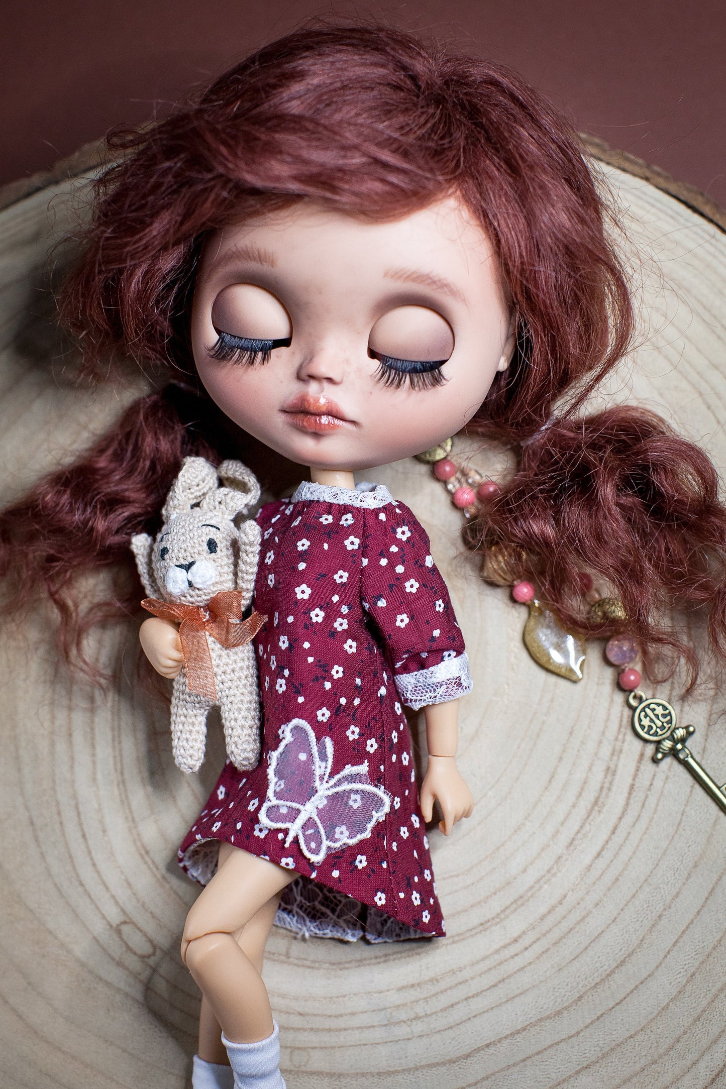 PDF Digital Pattern Mullet dress for Blythe 1:6 doll. YouTube VIDEO.