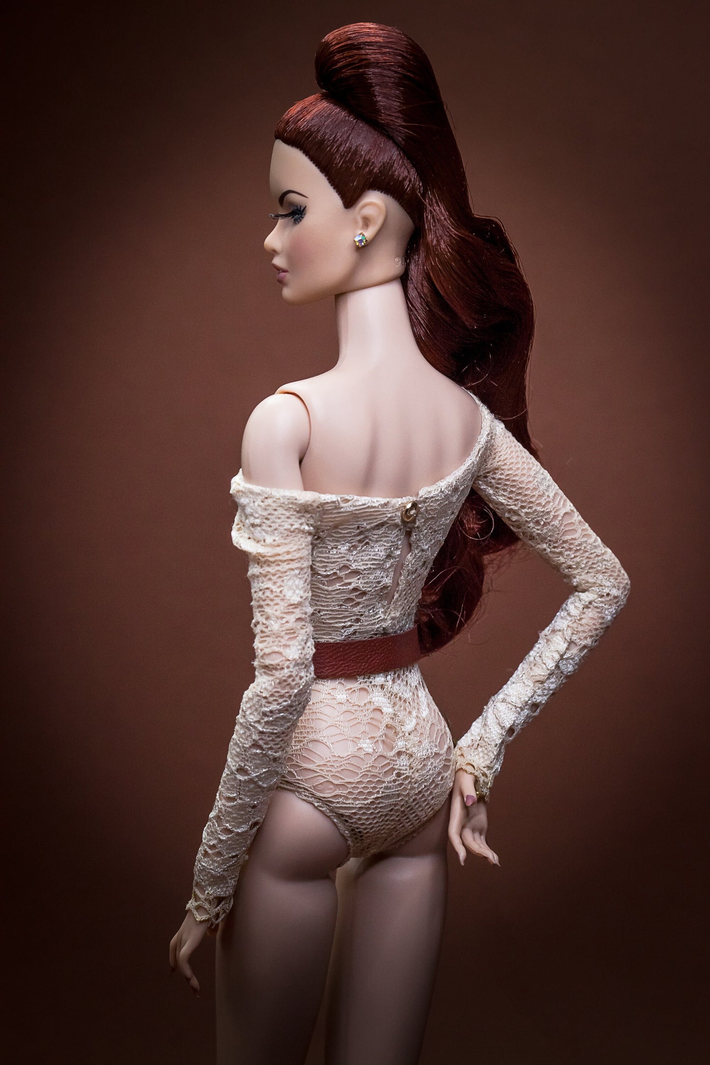 PDF Digital Pattern off shoulder body for Fashion Royalty Nu Face doll Integrity toys. Tik Tok VIDEO tutorial.