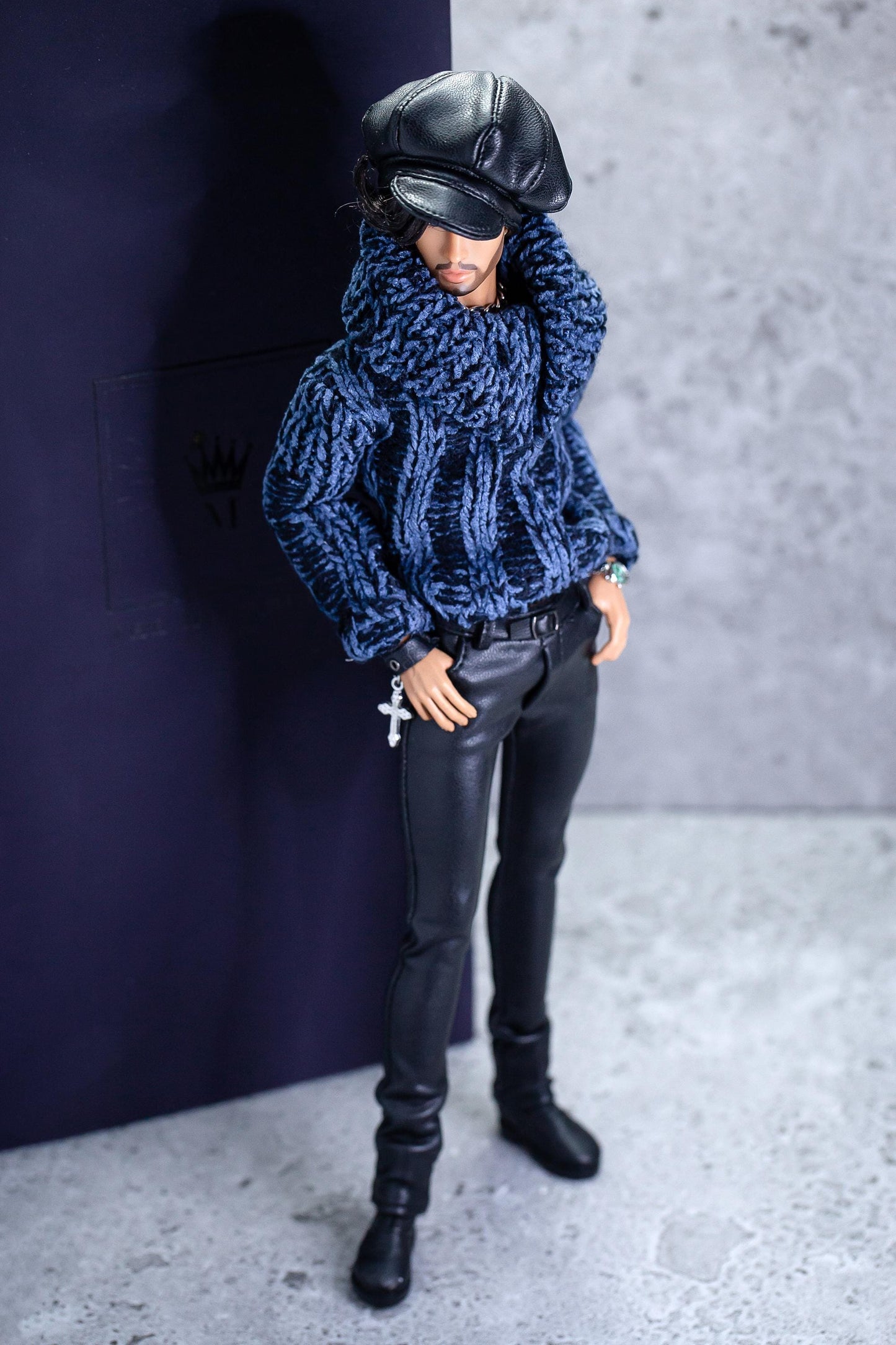 PDF Digital Pattern leather pants for male FR HOMME Monarch doll Integrity toys.