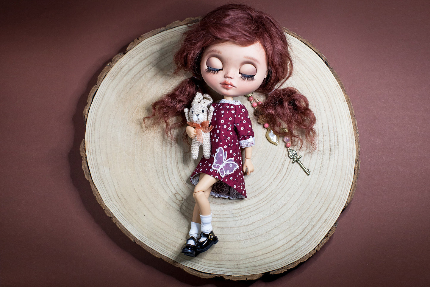 PDF Digital Pattern Mullet dress for Blythe 1:6 doll. YouTube VIDEO.