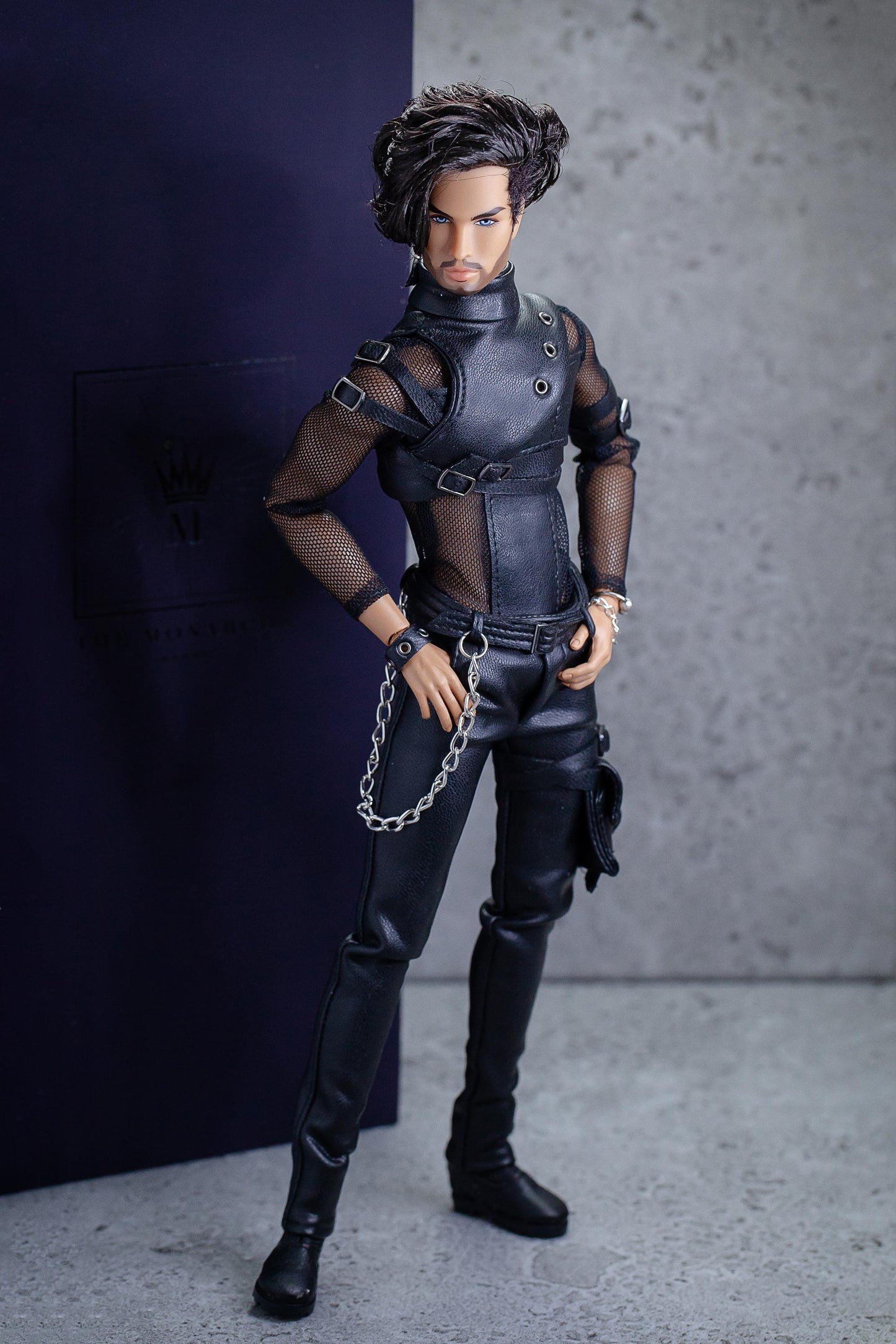 PDF Digital Pattern leather pants for male FR HOMME Monarch doll Integrity toys.