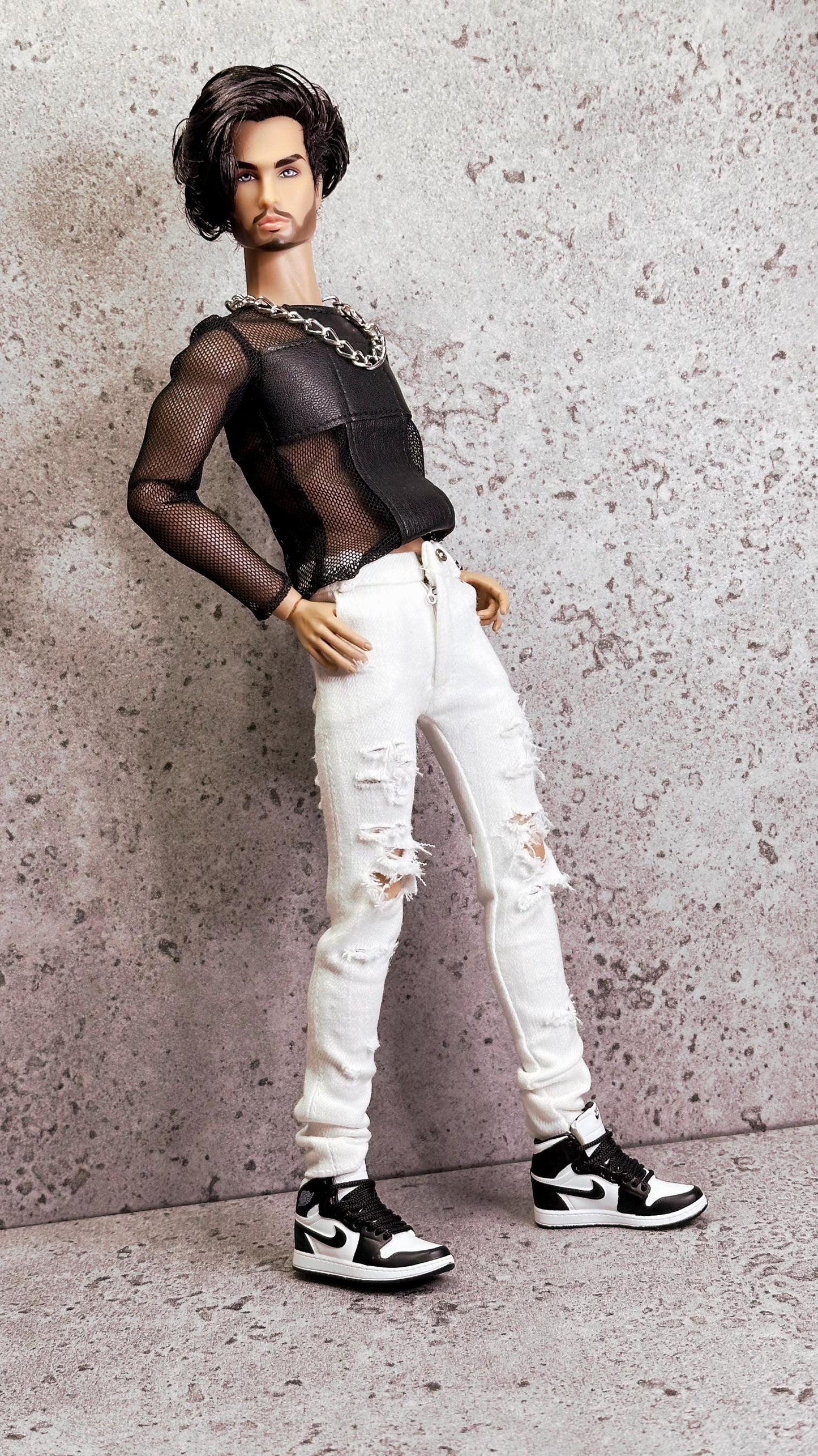 PDF Digital Pattern longsleeve shirt + t-shirt for male FR HOMME Monarch doll Integrity toys.