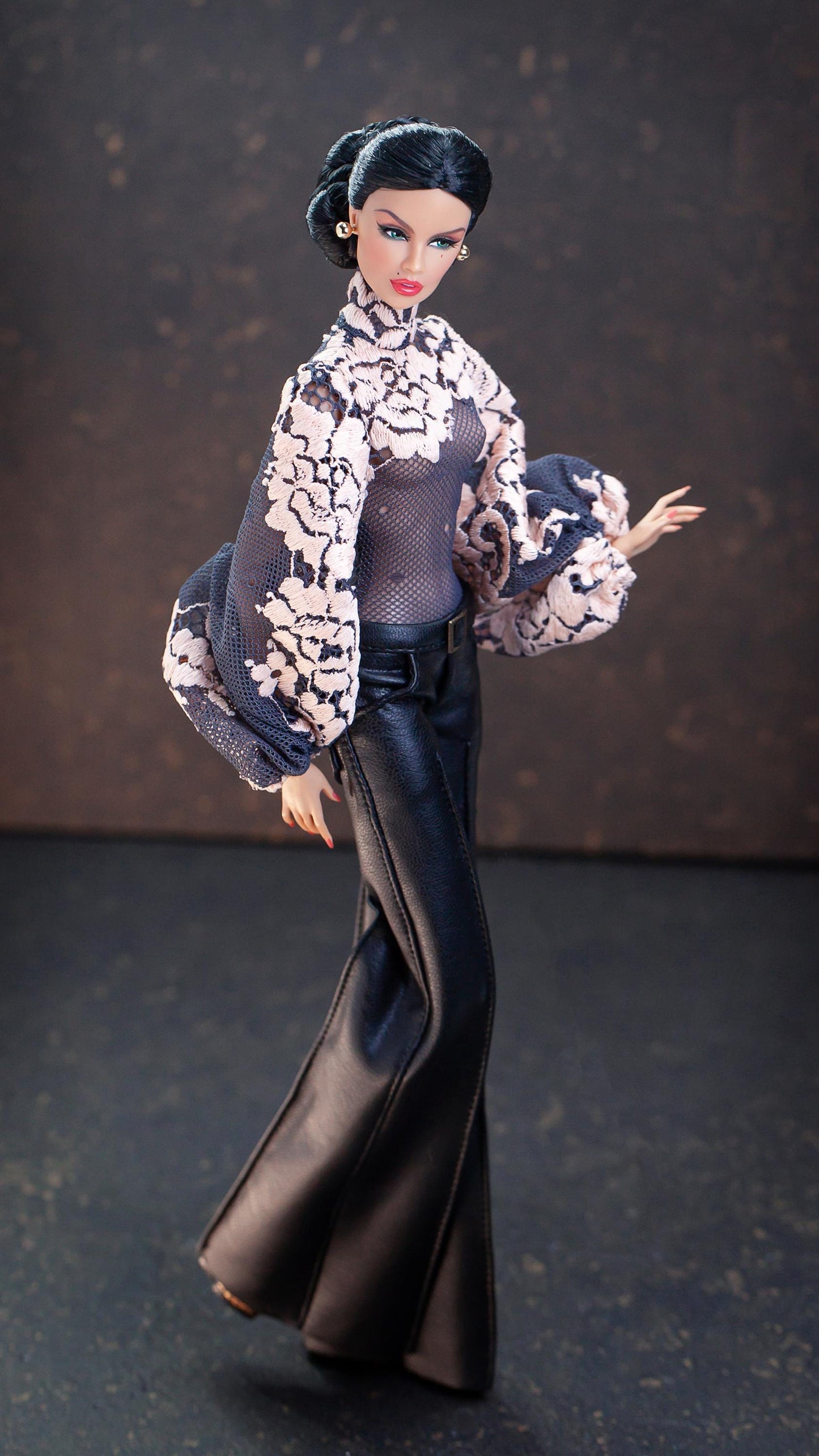 Body blouse and pants for Integrity Toys Poppy Parker Fashion Royalty Nu Face Dolls
