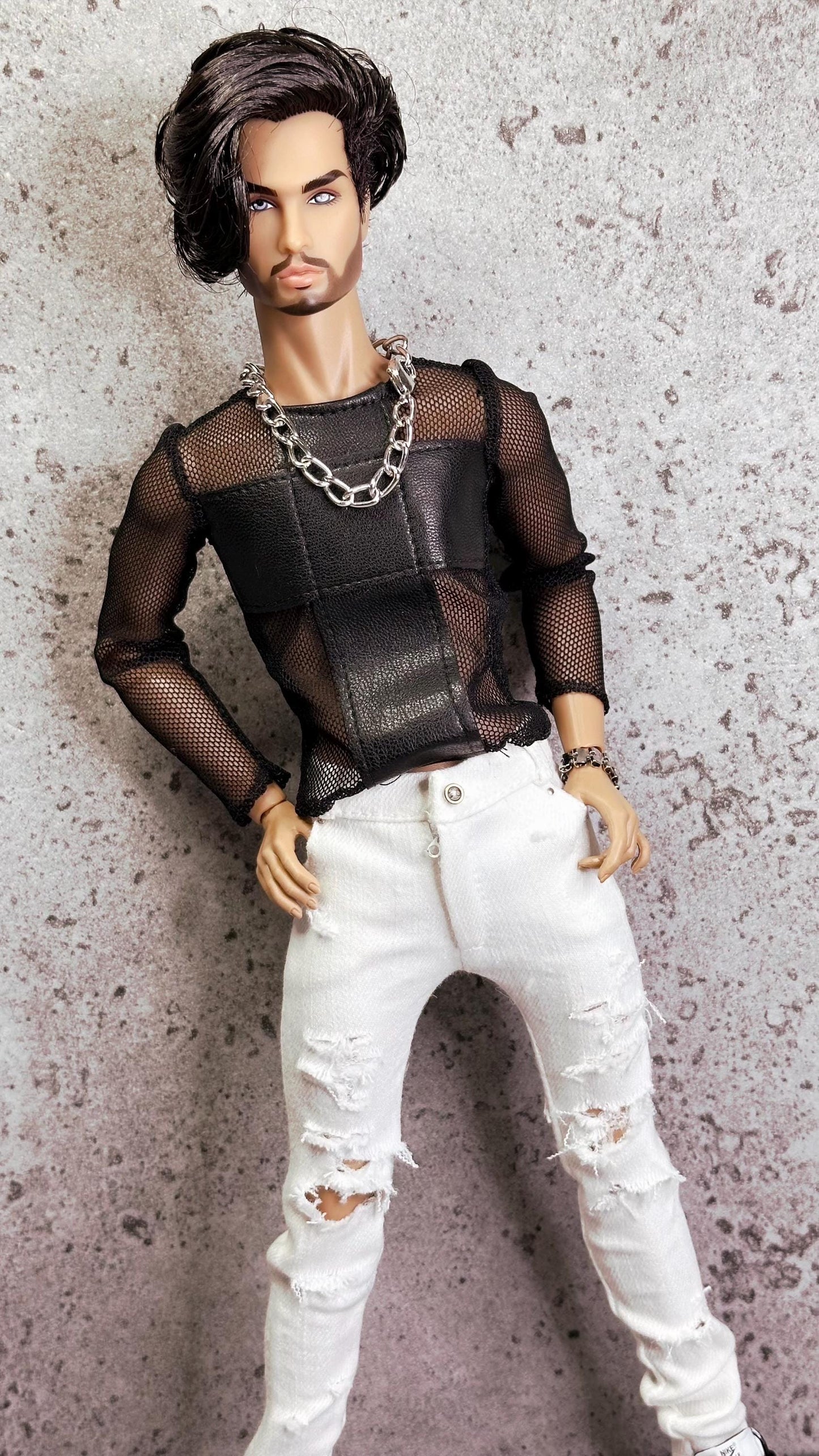 PDF Digital Pattern longsleeve shirt + t-shirt for male FR HOMME Monarch doll Integrity toys.