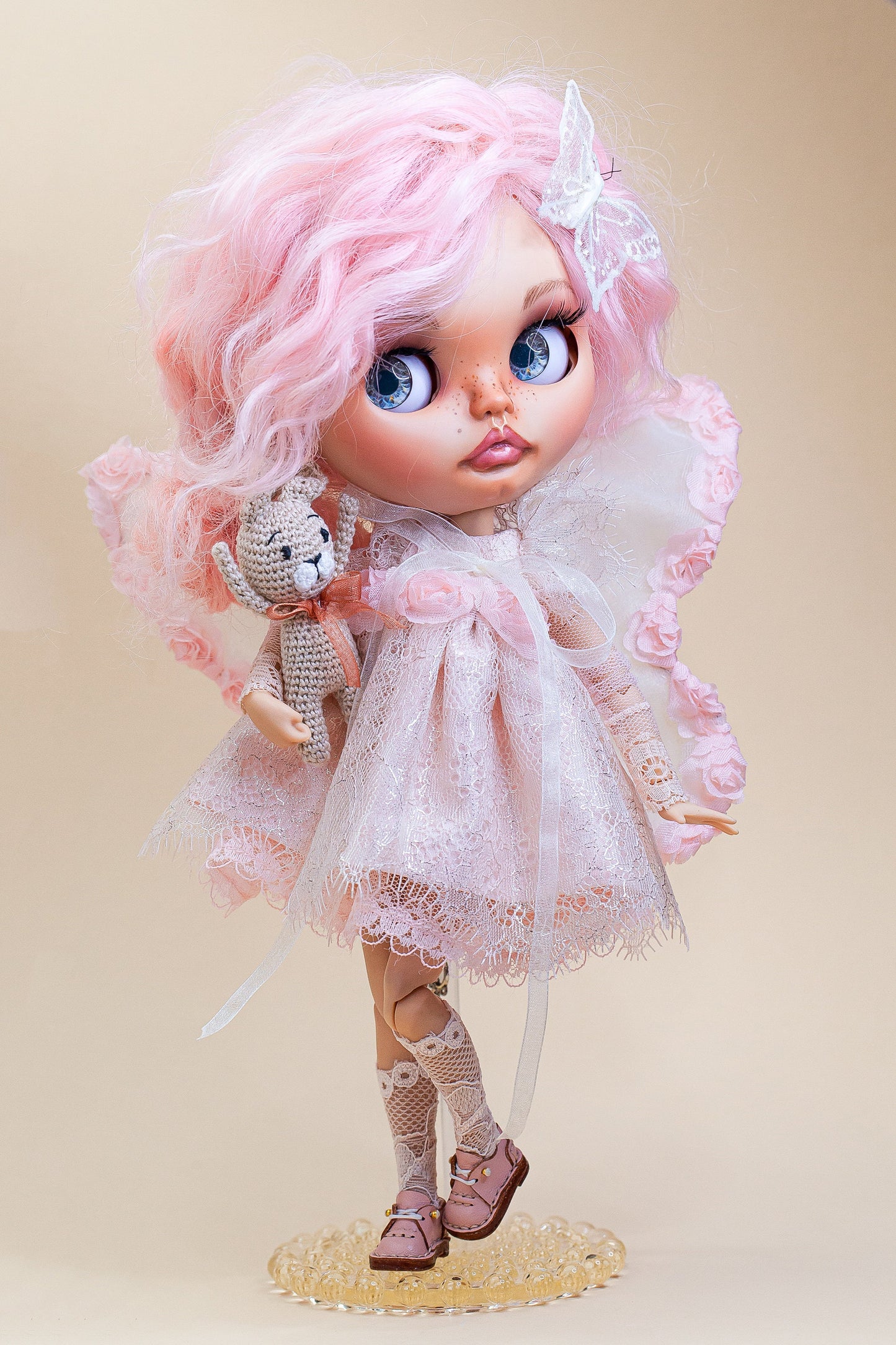 PDF Digital Pattern fairy wings for 30 cm 12 inch BB, Blythe dolls. Tik Tok Youtube VIDEO.