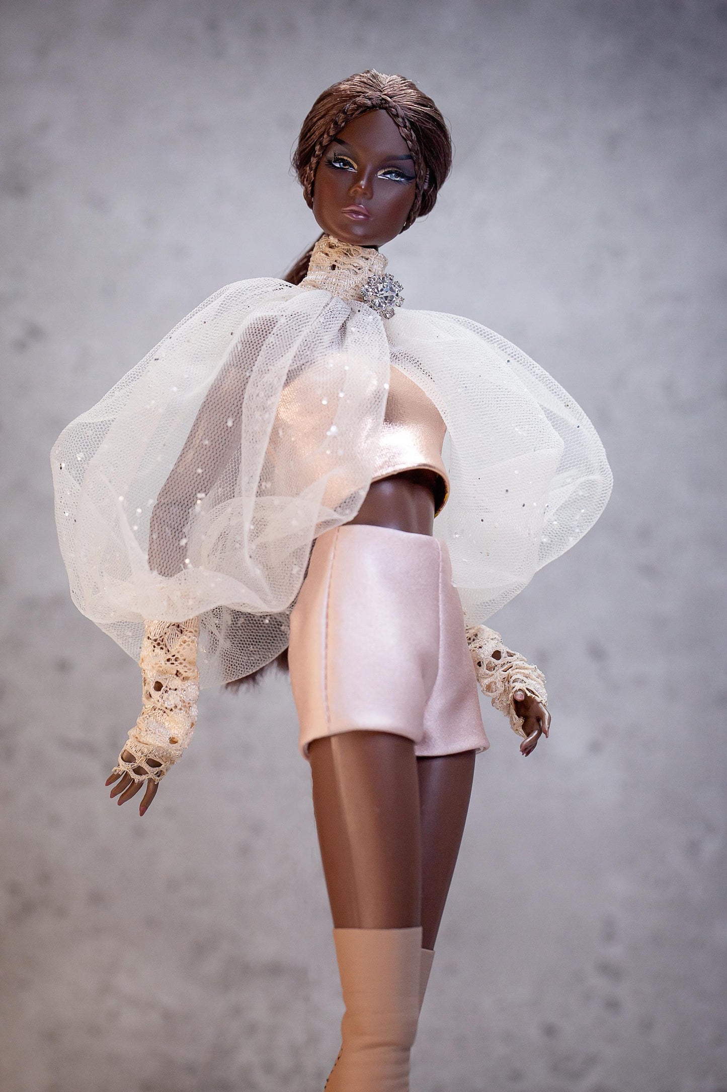 PDF Digital Pattern airy sleeves blouse for BB & Integrity toys dolls. VIDEO tutorial.