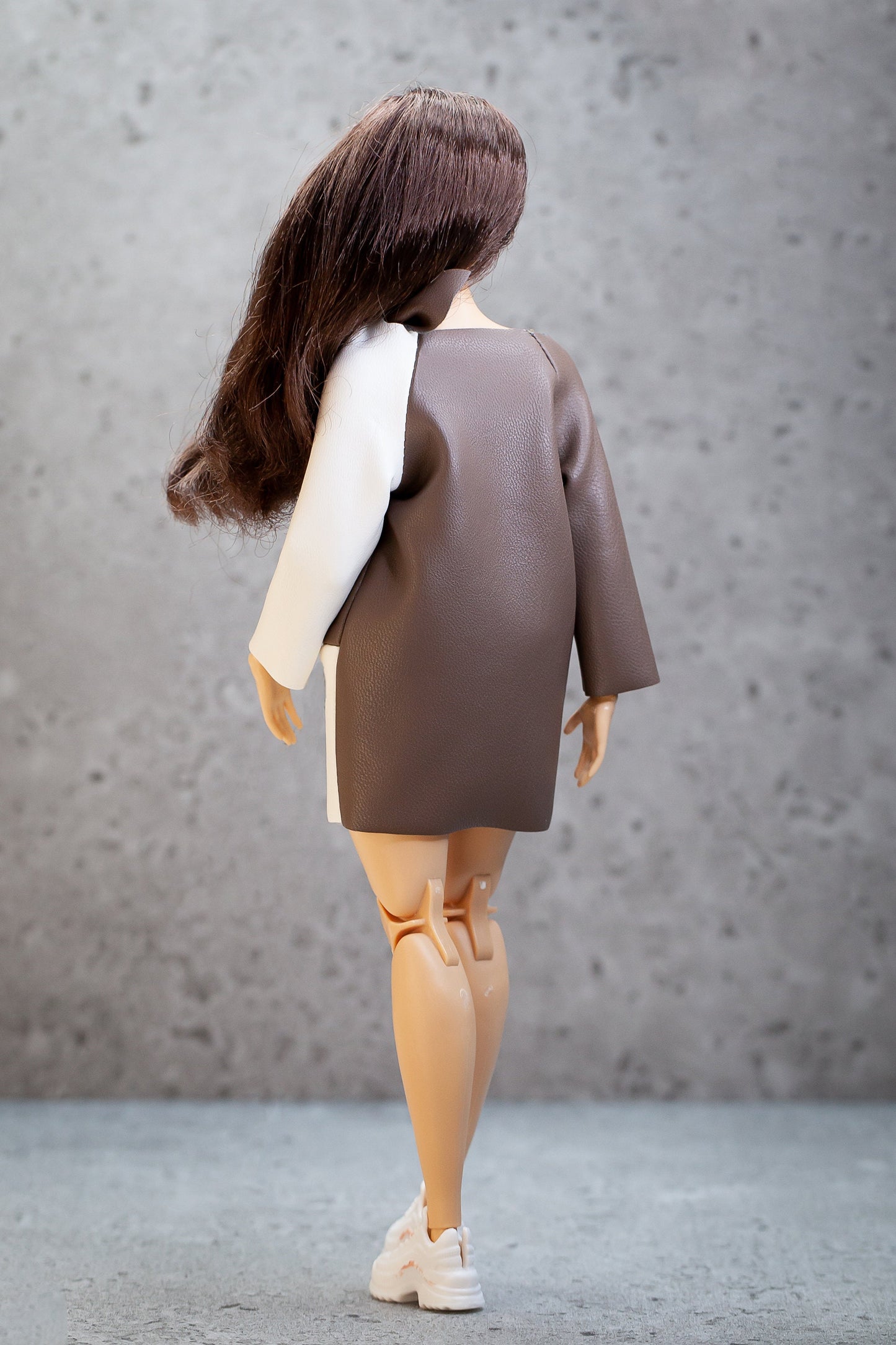 PDF Digital Pattern reglan sleeve dress dress for BB MTM Curv. dolls. Video tutorial.