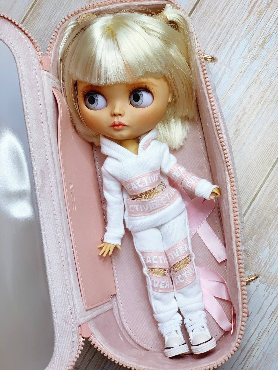 Blythe Outfit: Hooded Sweatshirt, Sweatpants, and Jogging Suit. Doll Clothes for 1/6 Dolls