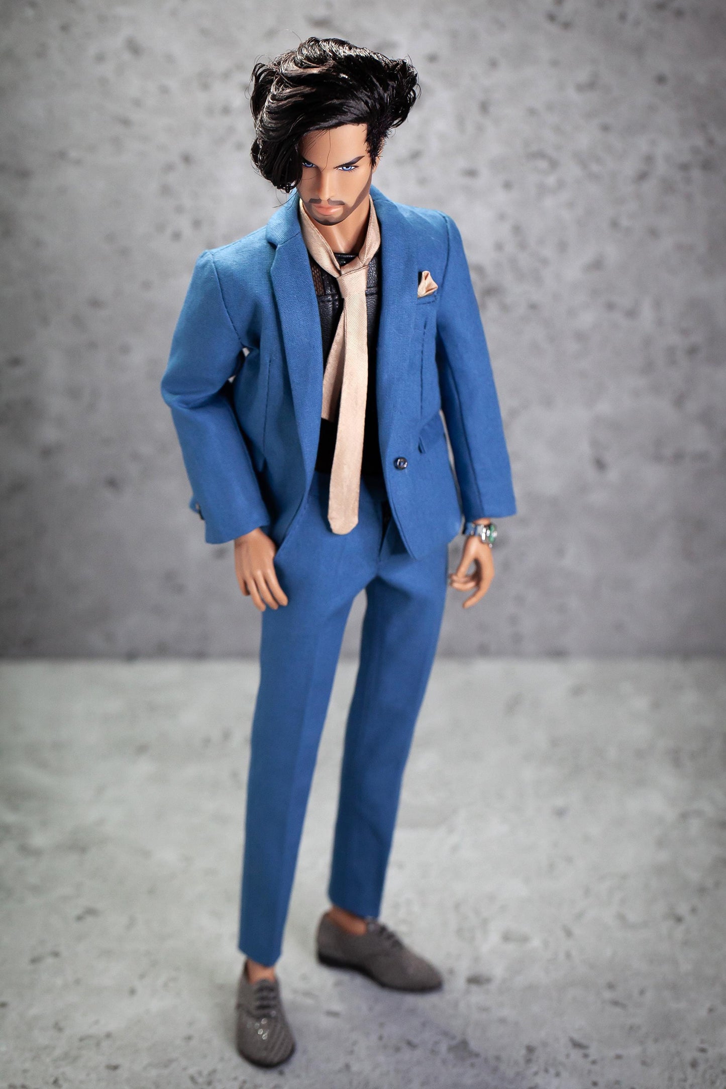 PDF Digital Pattern slim fit trousers +chino pants for male FR HOMME Monarch doll Integrity toys.