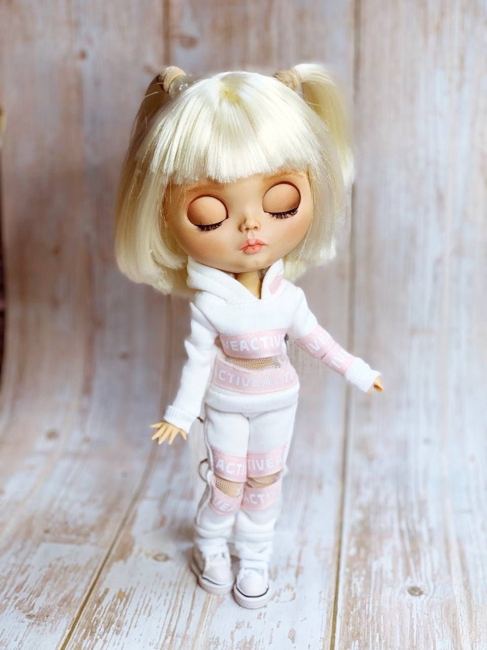 Blythe Outfit: Hooded Sweatshirt, Sweatpants, and Jogging Suit. Doll Clothes for 1/6 Dolls