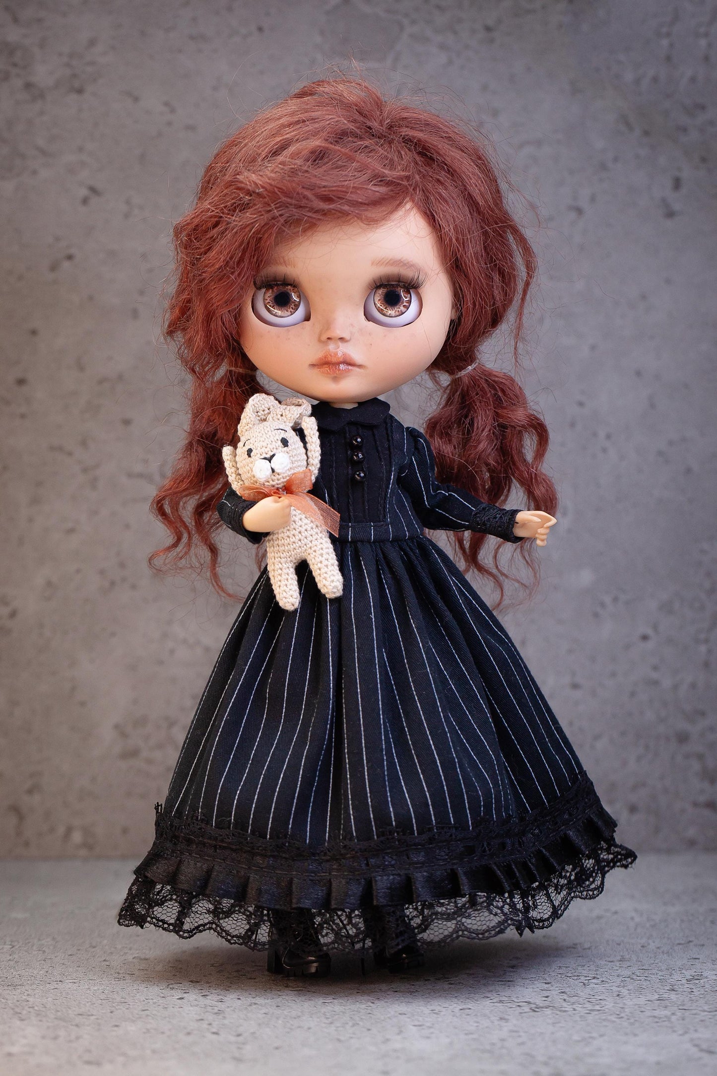 PDF Digital Pattern victorian dress for BB and Blythe dolls. Tik Tok Youtube VIDEO.