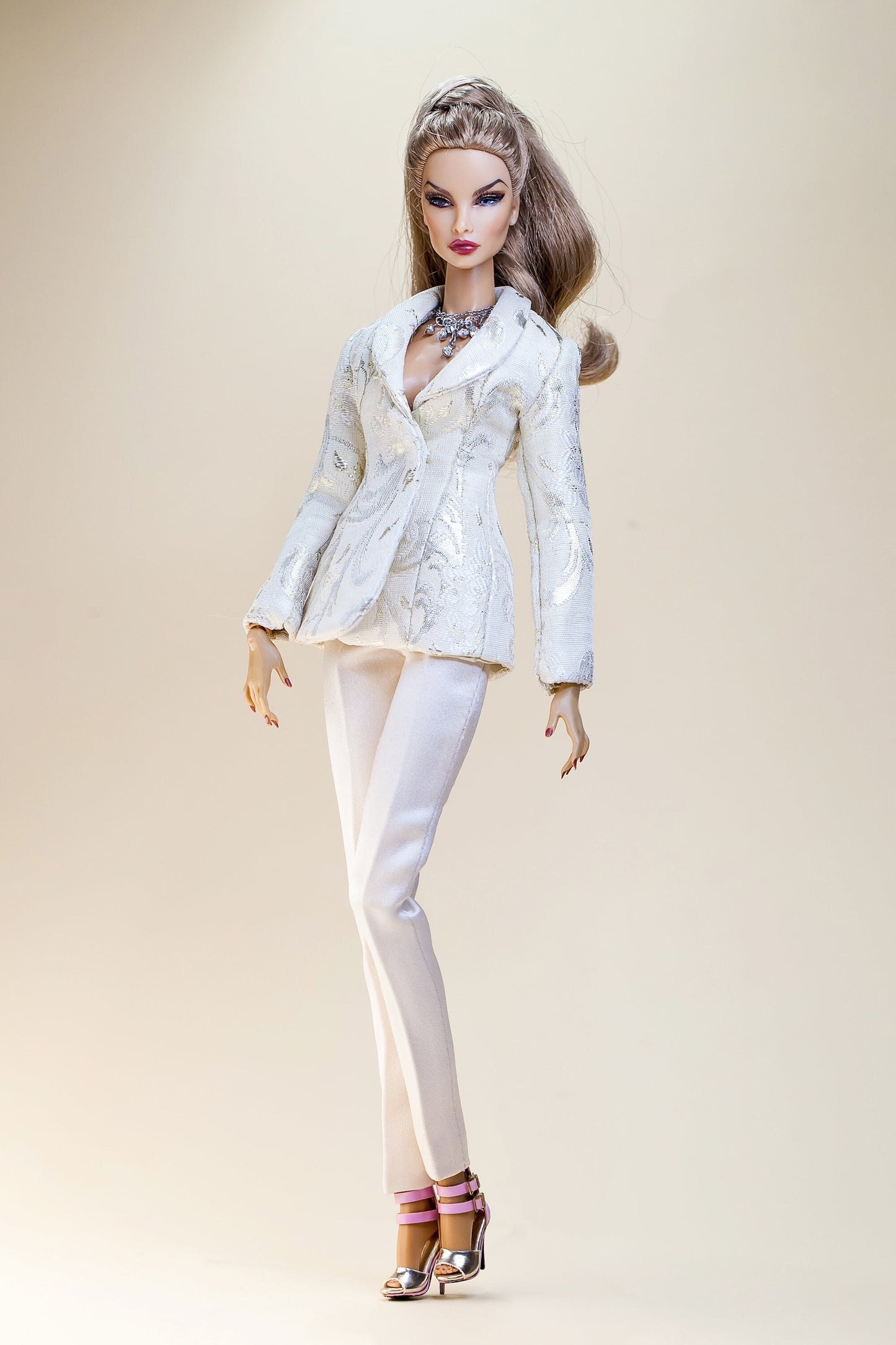 Blazer jacket for Integrity toys Fashion Royalty Nu Face Poppy Parker dolls.