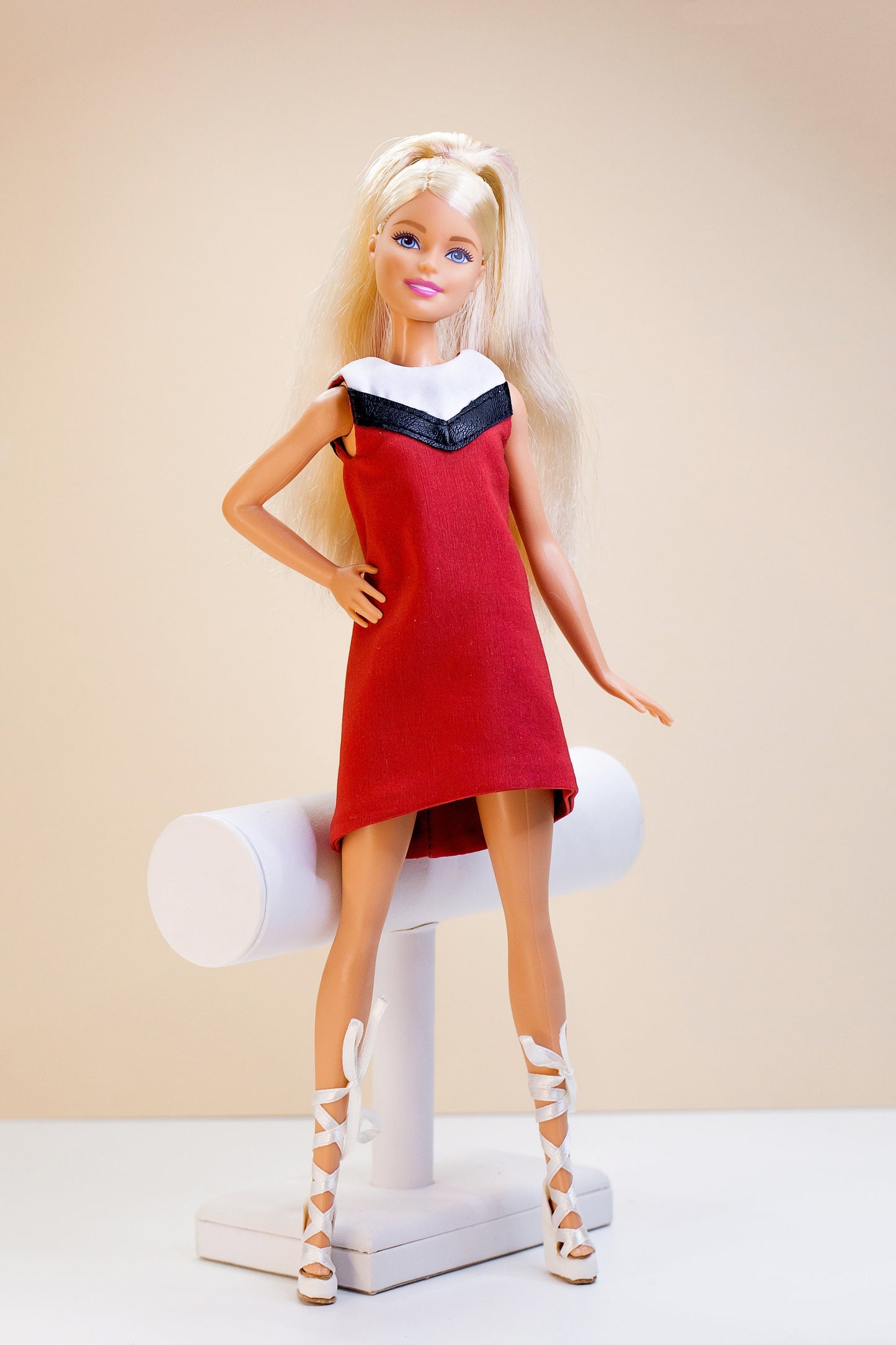 PDF Digital Pattern retro dress for BB Fashion Royalty Nu Face Poppy Parker Tulabelle dolls.