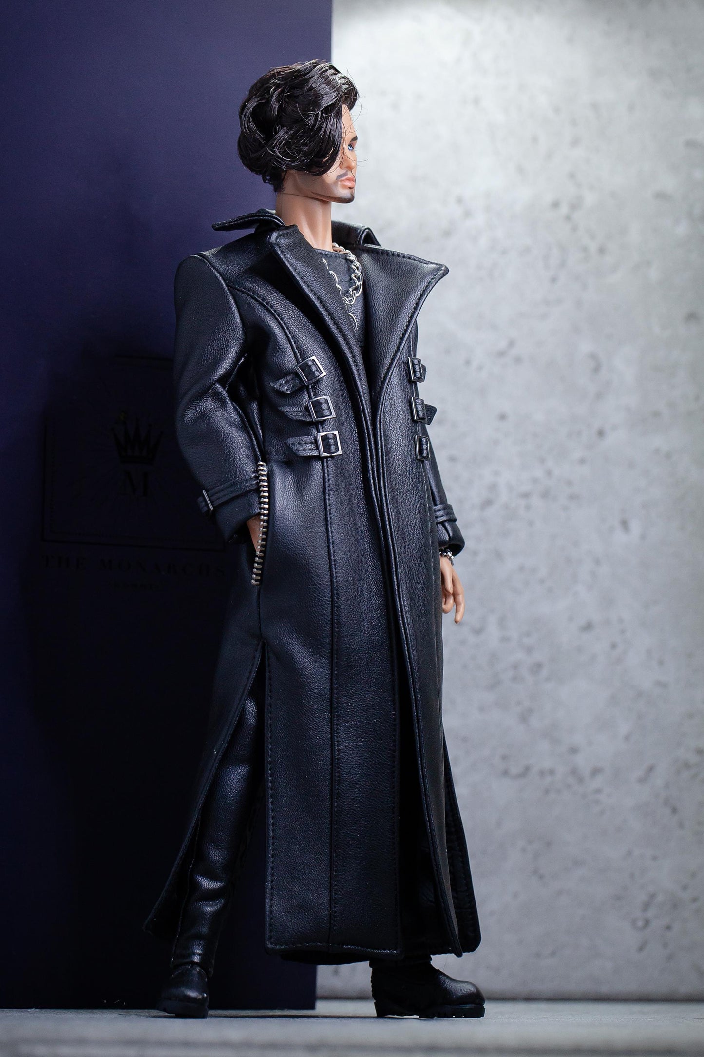 PDF Digital Pattern long trench coat for male FR HOMME Monarch doll Integrity toys.