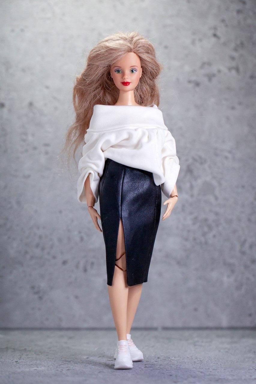 PDF Digital Pattern flowing pleated blouse for BB & Integrity toys dolls. VIDEO tutorial.