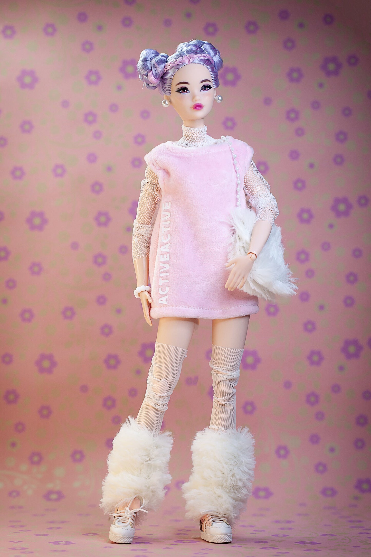 PDF Digital Pattern short dress for BB, Poppy Parker, Tulabelle and Blythe dolls. Video tutorial.