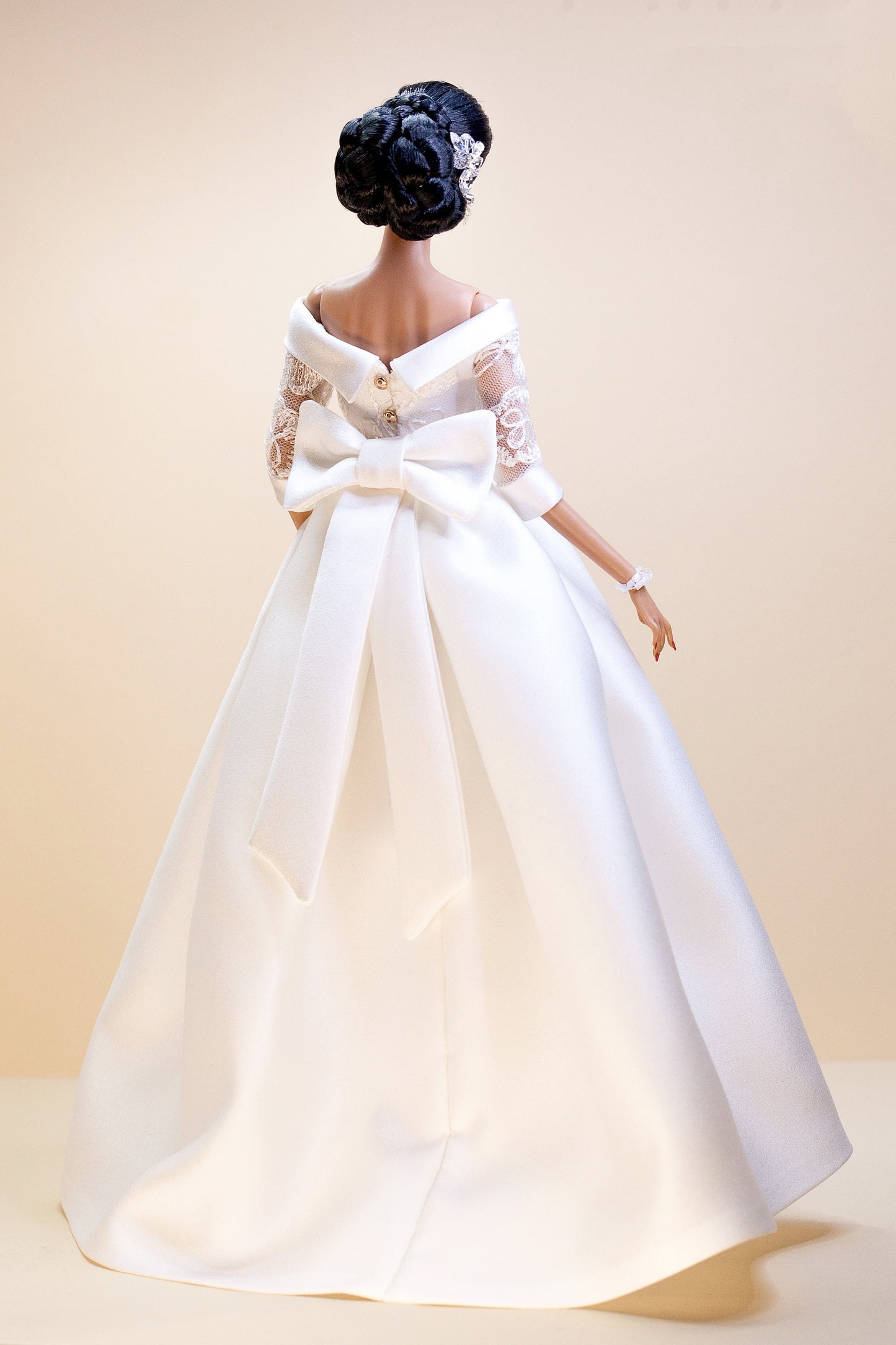 Wedding dress for Integrity toys Fashion Royalty Nu Face Poppy Parker 12 inch fashion dolls.