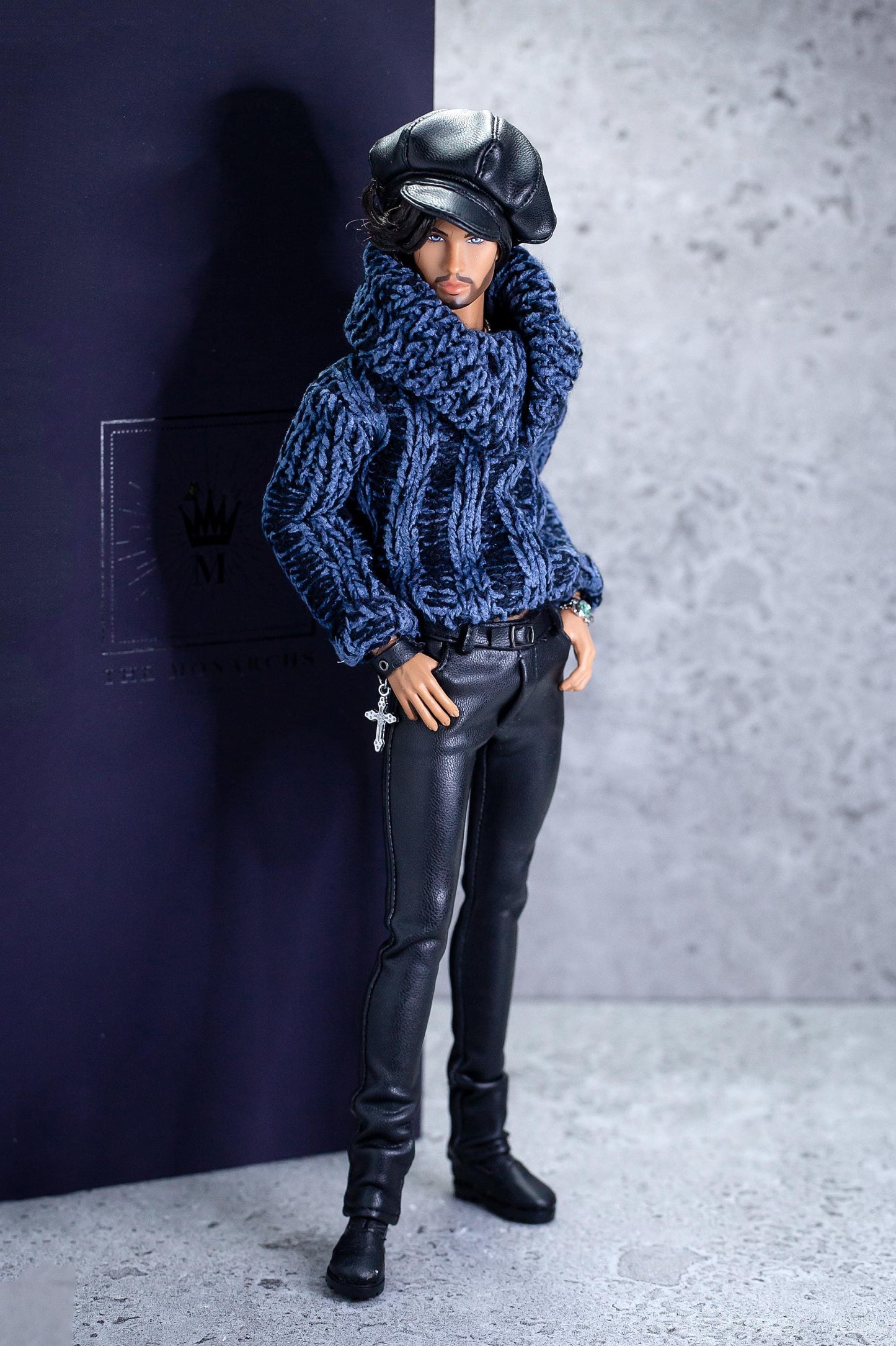 PDF Digital Pattern leather pants for male FR HOMME Monarch doll Integrity toys.