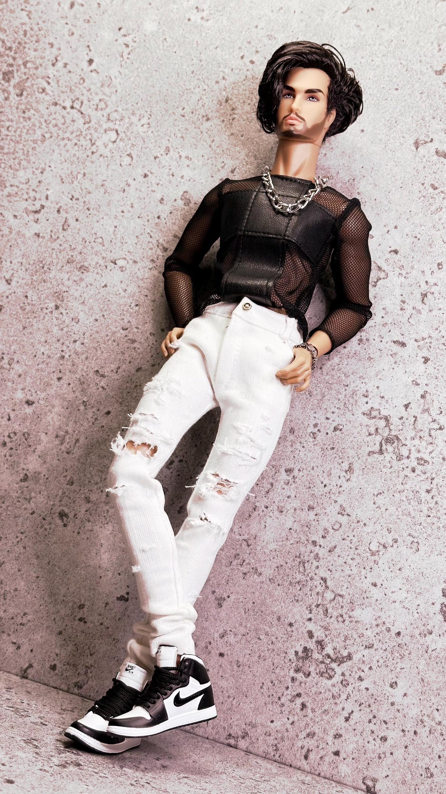 PDF Digital Pattern longsleeve shirt + t-shirt for male FR HOMME Monarch doll Integrity toys.