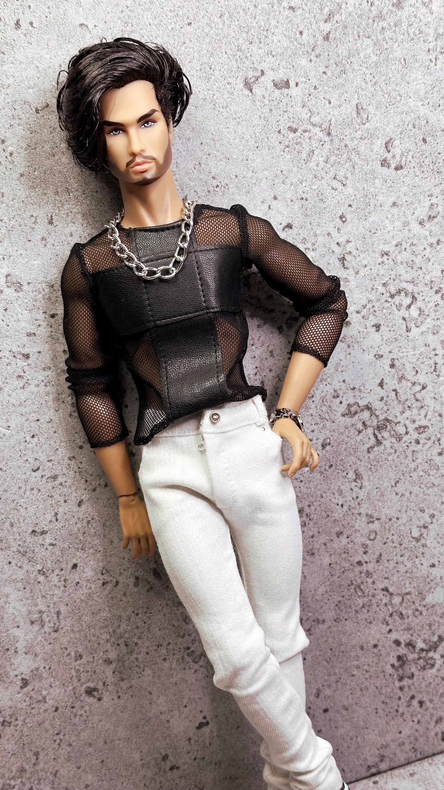 PDF Digital Pattern longsleeve shirt + t-shirt for male FR HOMME Monarch doll Integrity toys.
