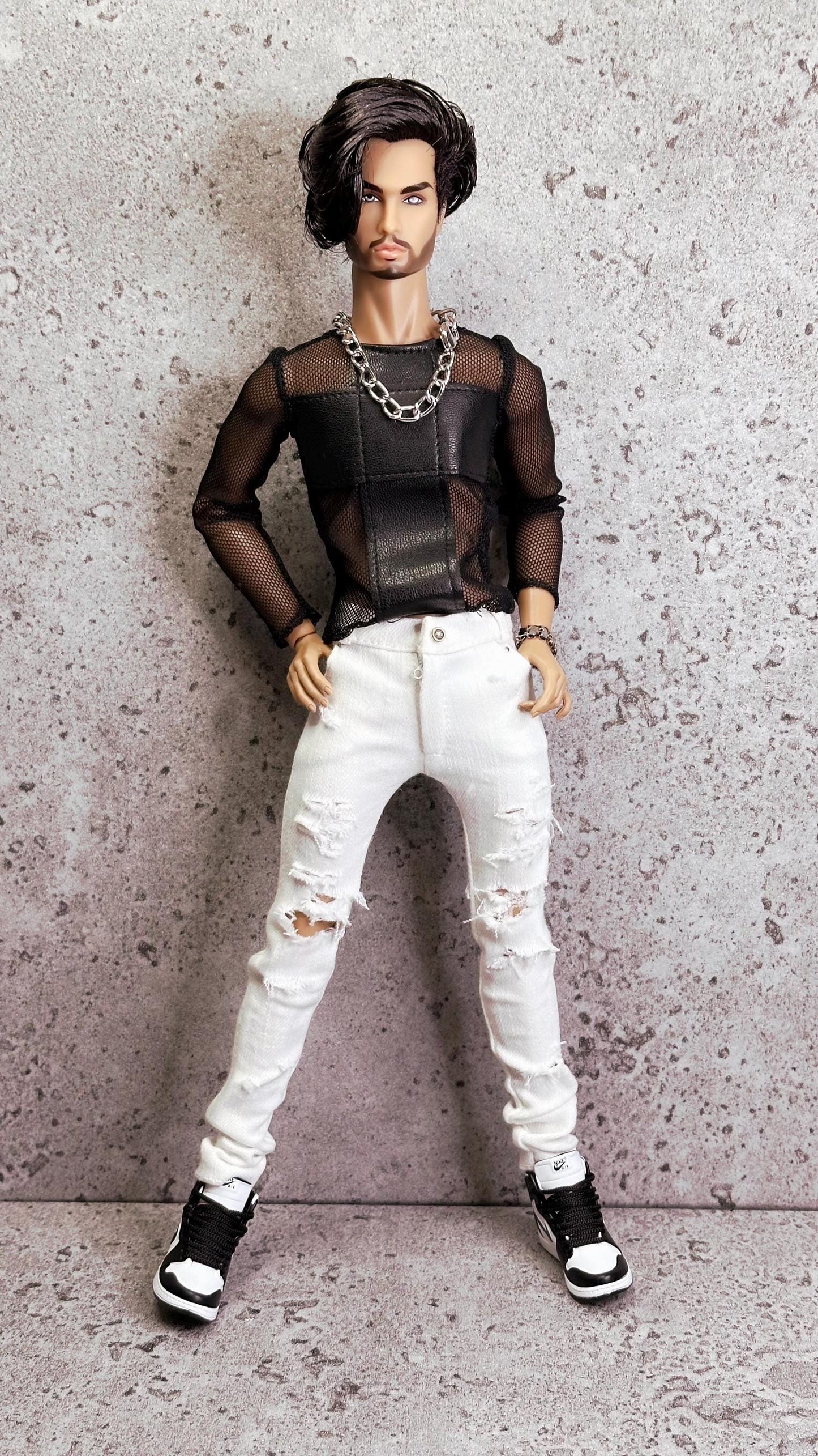 PDF Digital Pattern longsleeve shirt + t-shirt for male FR HOMME Monarch doll Integrity toys.