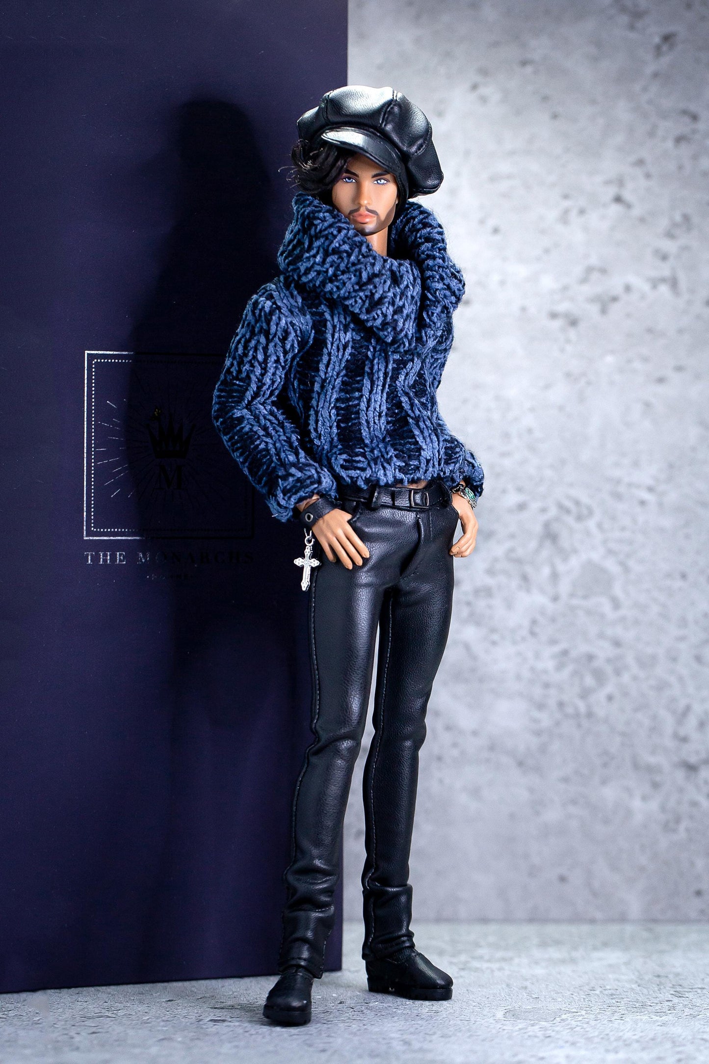 PDF Digital Pattern leather pants for male FR HOMME Monarch doll Integrity toys.