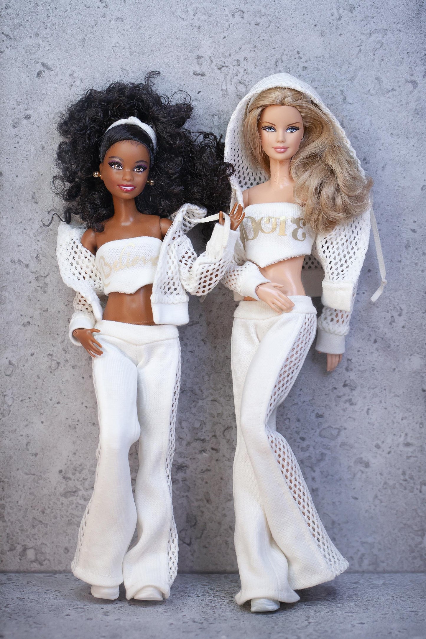 PDF Digital Pattern jogging suit, sweatshirt, trousers for BB Petite (little) dolls. Video tutorial.