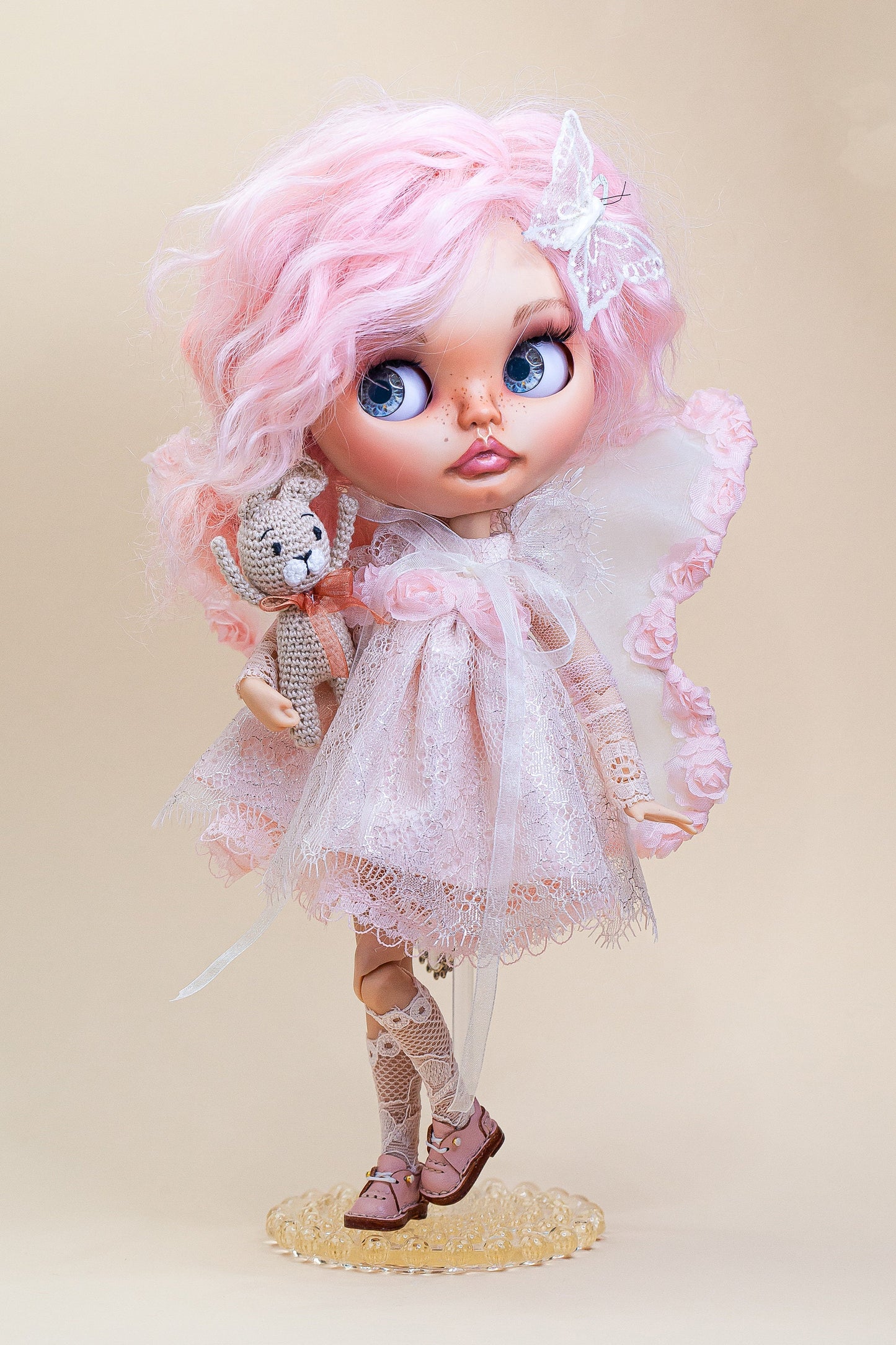 PDF Digital Pattern fairy wings for 30 cm 12 inch BB, Blythe dolls. Tik Tok Youtube VIDEO.