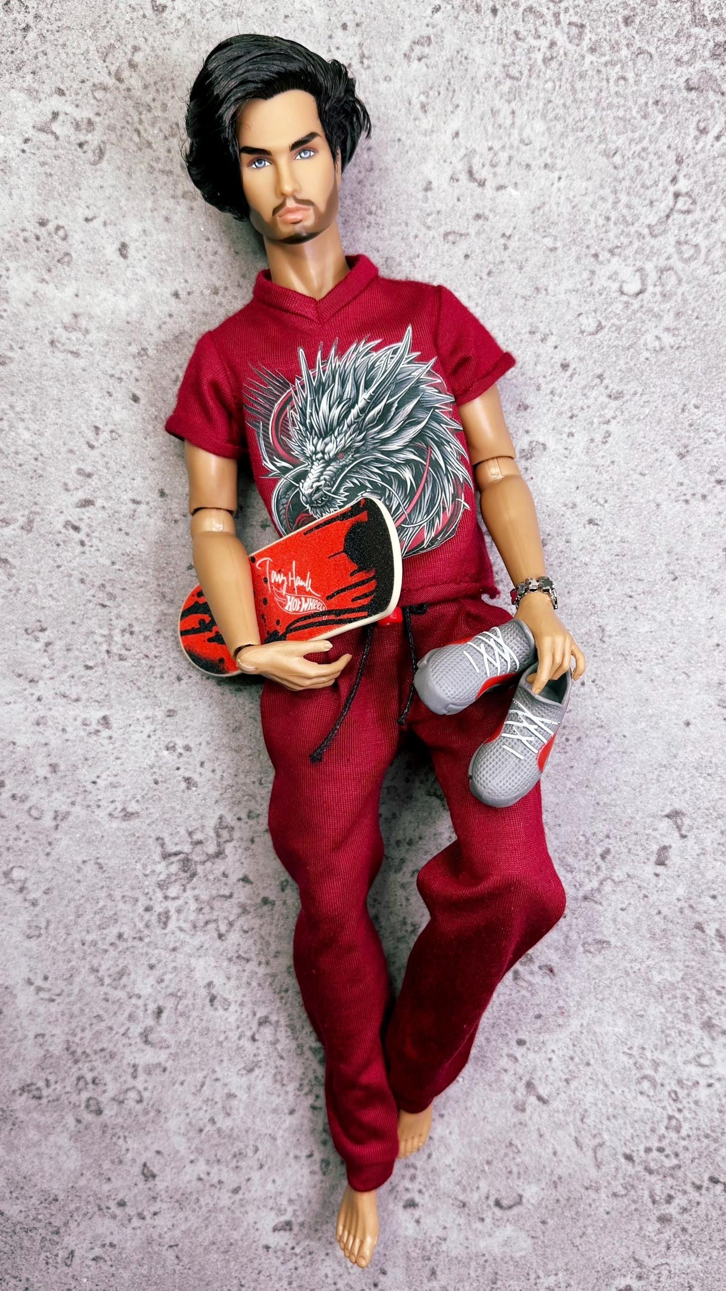 PDF Digital Pattern T-shirt for male FR HOMME dolls Integrity toys. Video tutorial.