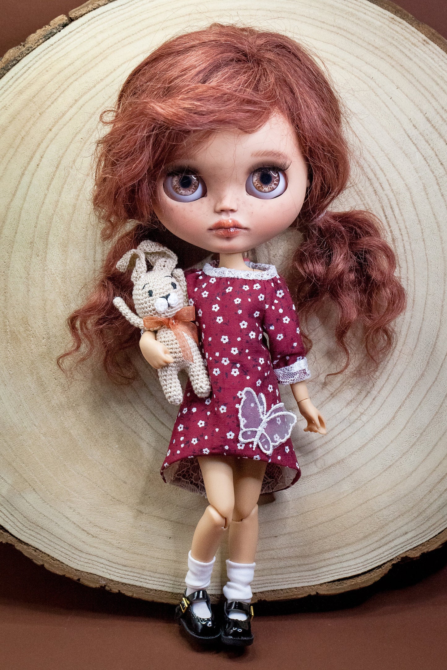 PDF Digital Pattern Mullet dress for Blythe 1:6 doll. YouTube VIDEO.