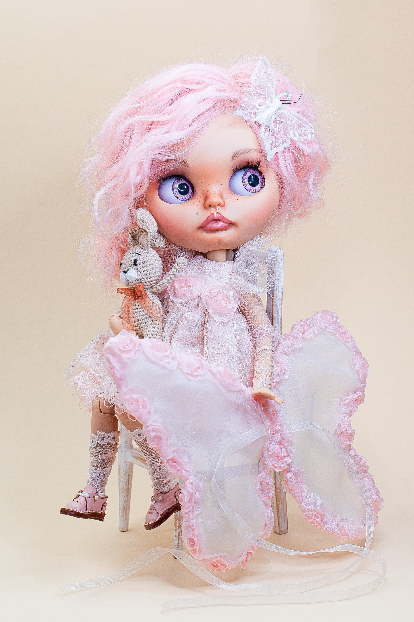 PDF Digital Pattern fairy wings for 30 cm 12 inch BB, Blythe dolls. Tik Tok Youtube VIDEO.