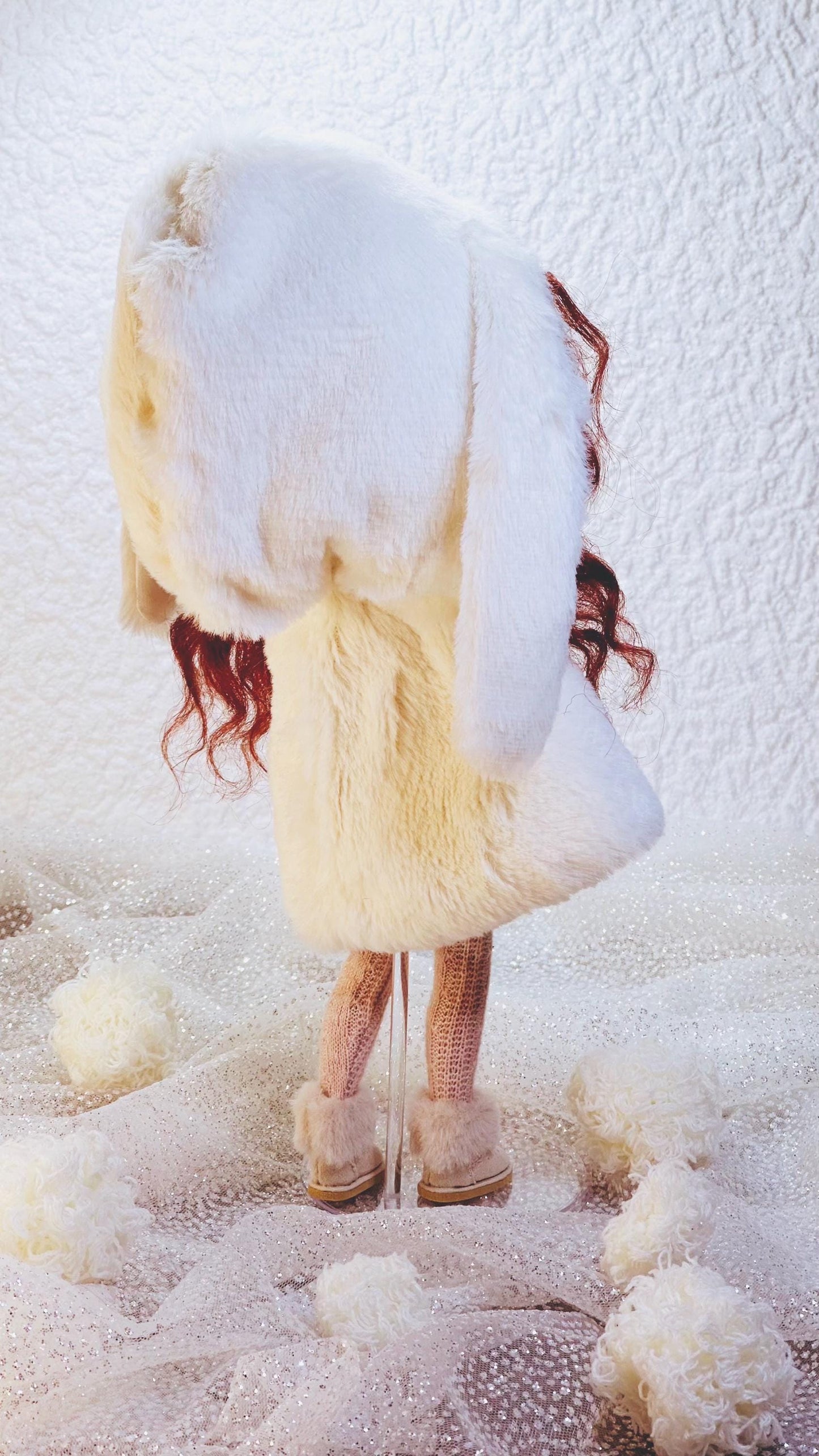 PDF Digital Pattern hooded cape with rabbit ears coat for Blythe dolls. VIDEO tutorial.