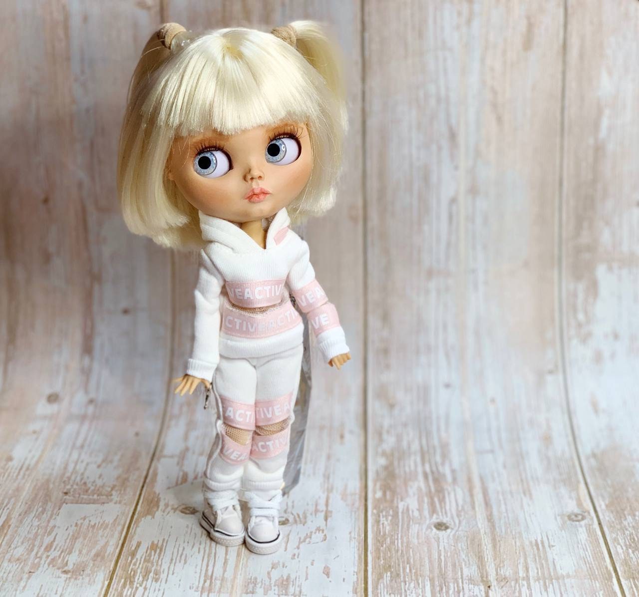 Blythe Outfit: Hooded Sweatshirt, Sweatpants, and Jogging Suit. Doll Clothes for 1/6 Dolls