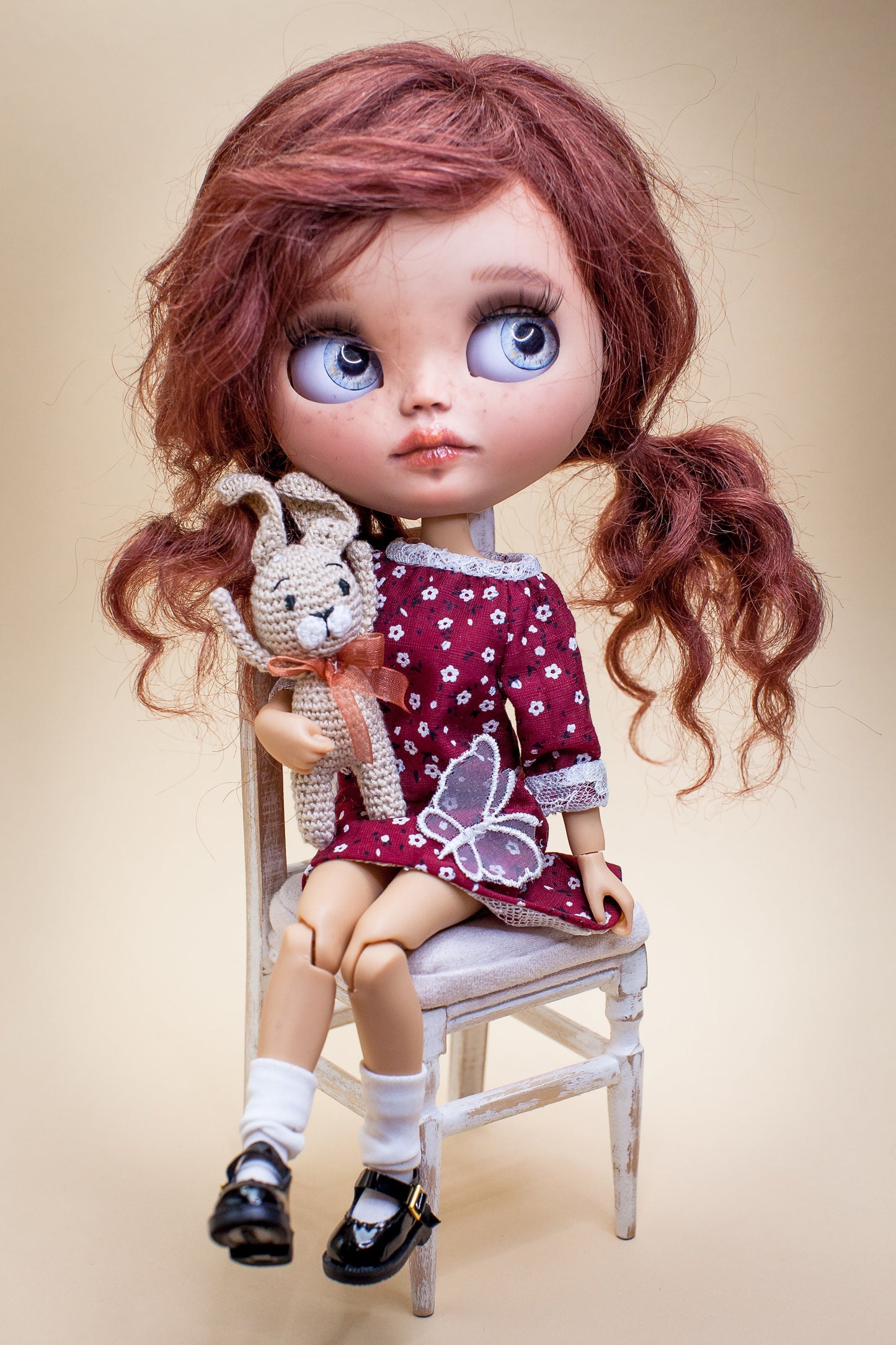 PDF Digital Pattern Mullet dress for Blythe 1:6 doll. YouTube VIDEO.