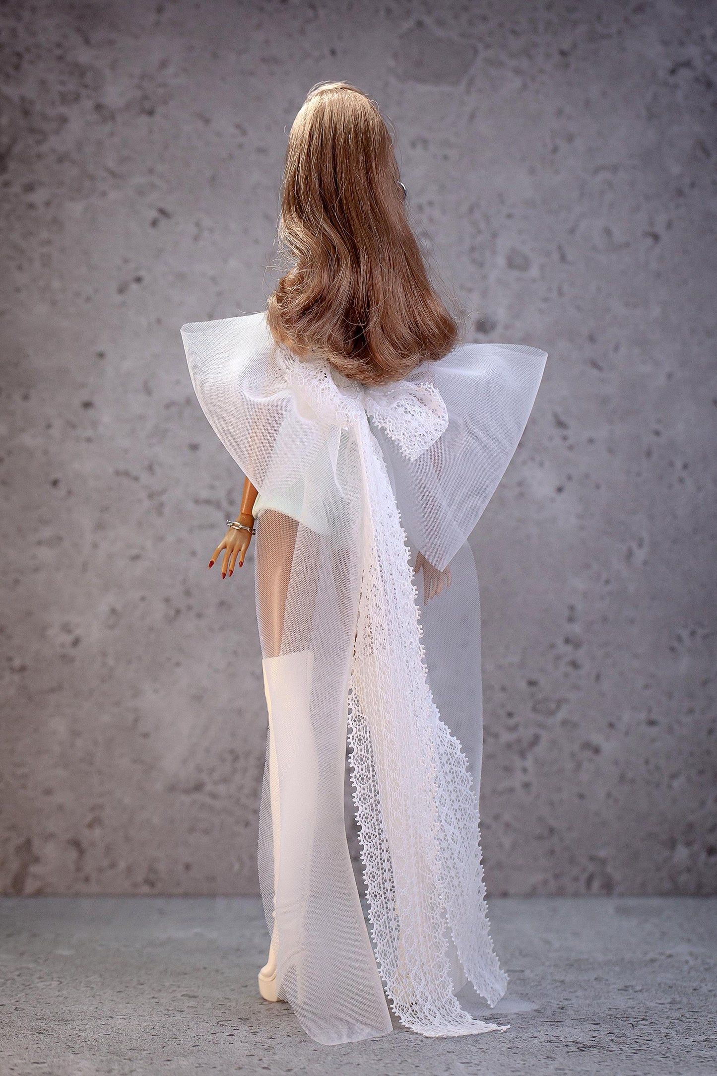 Overall jumpsuit for Integrity Toys 12 inch fashion dolls.