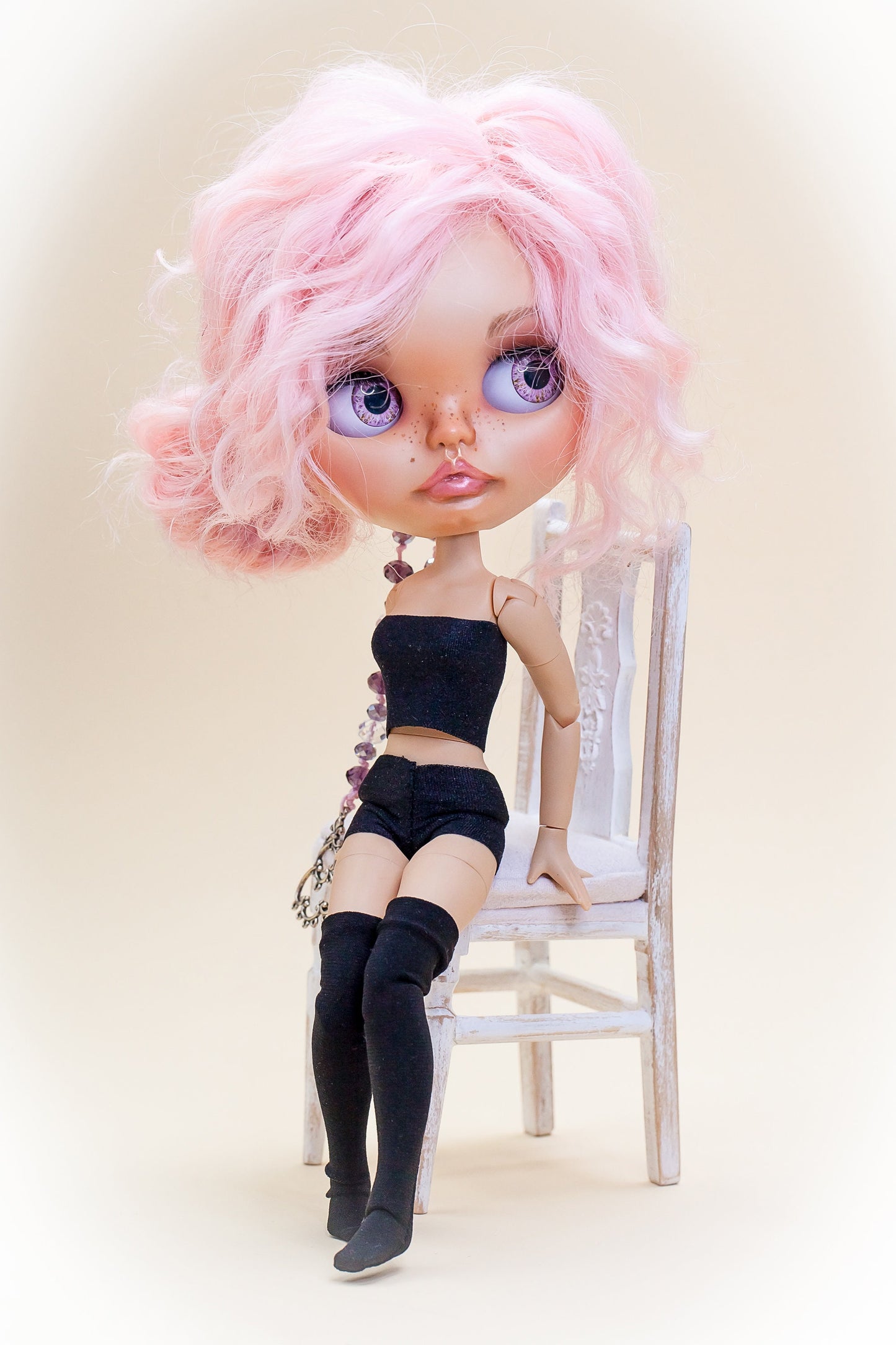PDF Digital Pattern stockings, panties & top underwear for Blythe doll. YouTube VIDEO.
