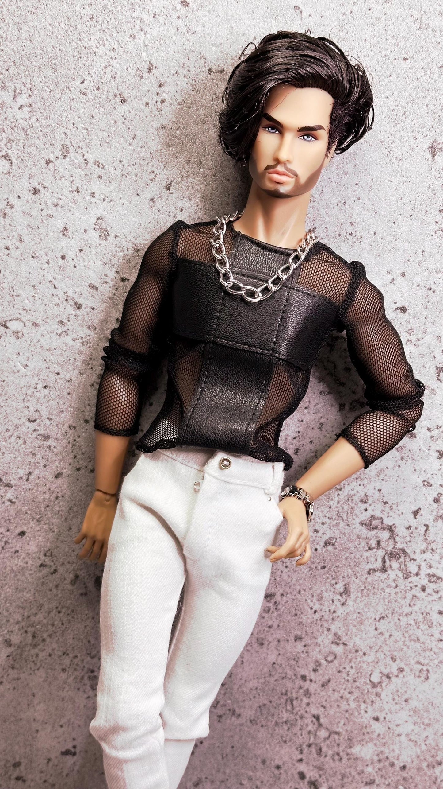 PDF Digital Pattern longsleeve shirt + t-shirt for male FR HOMME Monarch doll Integrity toys.