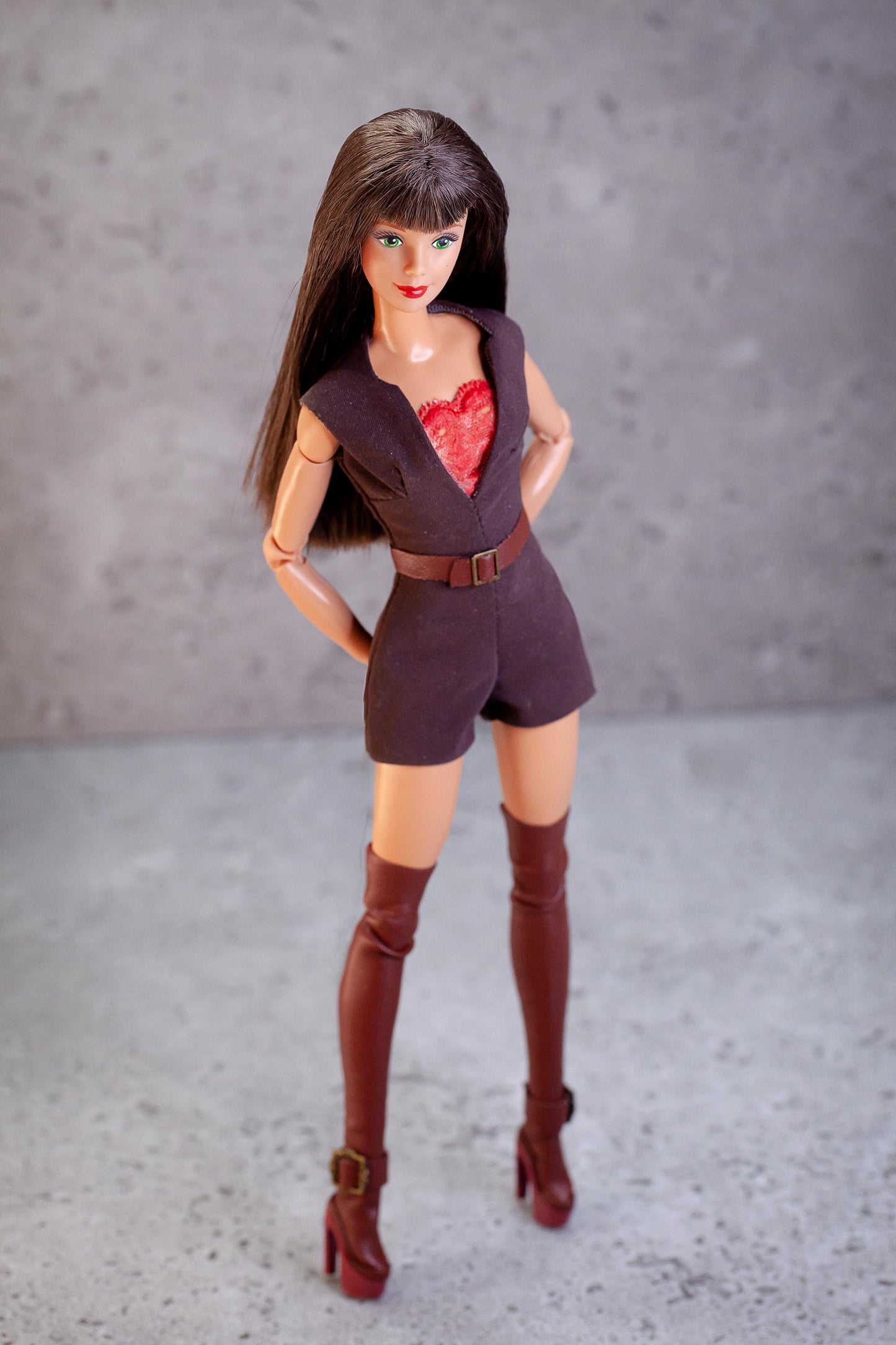 PDF Digital Pattern jumpsuit overall for BBMTM & Integrity toys dolls. VIDEO tutorial.