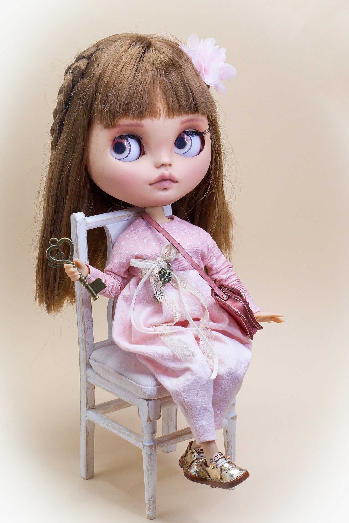 PDF Digital Pattern Overall Jumpsuit for Blythe 1:6 doll. YouTube VIDEO.