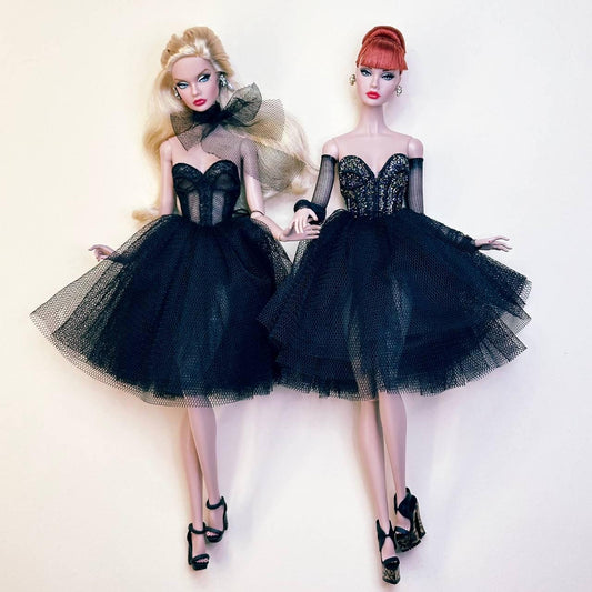 Elegant tulle dress with bodice for Integrity Toys Fashion Dolls – Fashion Royalty, Nu face, Poppy Parker Fashion dolls (1:6 scale)