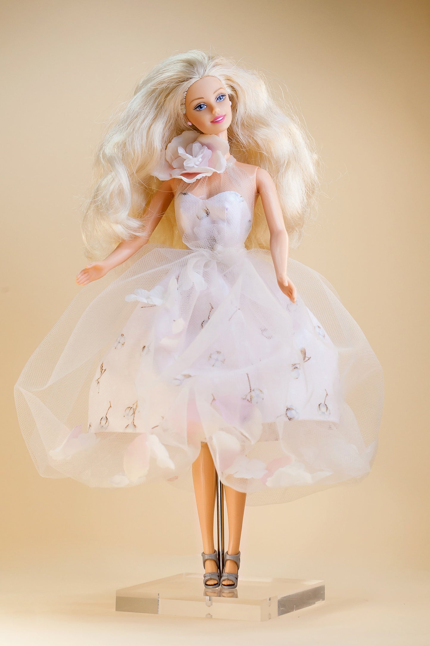 PDF Digital Pattern spring balloon dress for BB &amp; Integrity toys dolls. VIDEO tutorial.