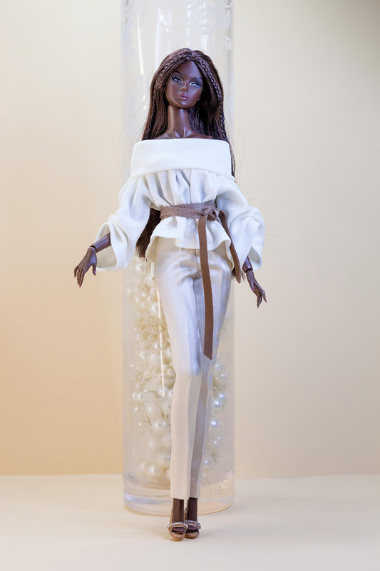 Blouse and pants for Integrity Toys Poppy Parker Fashion Royalty Nu Face BB MTM dolls