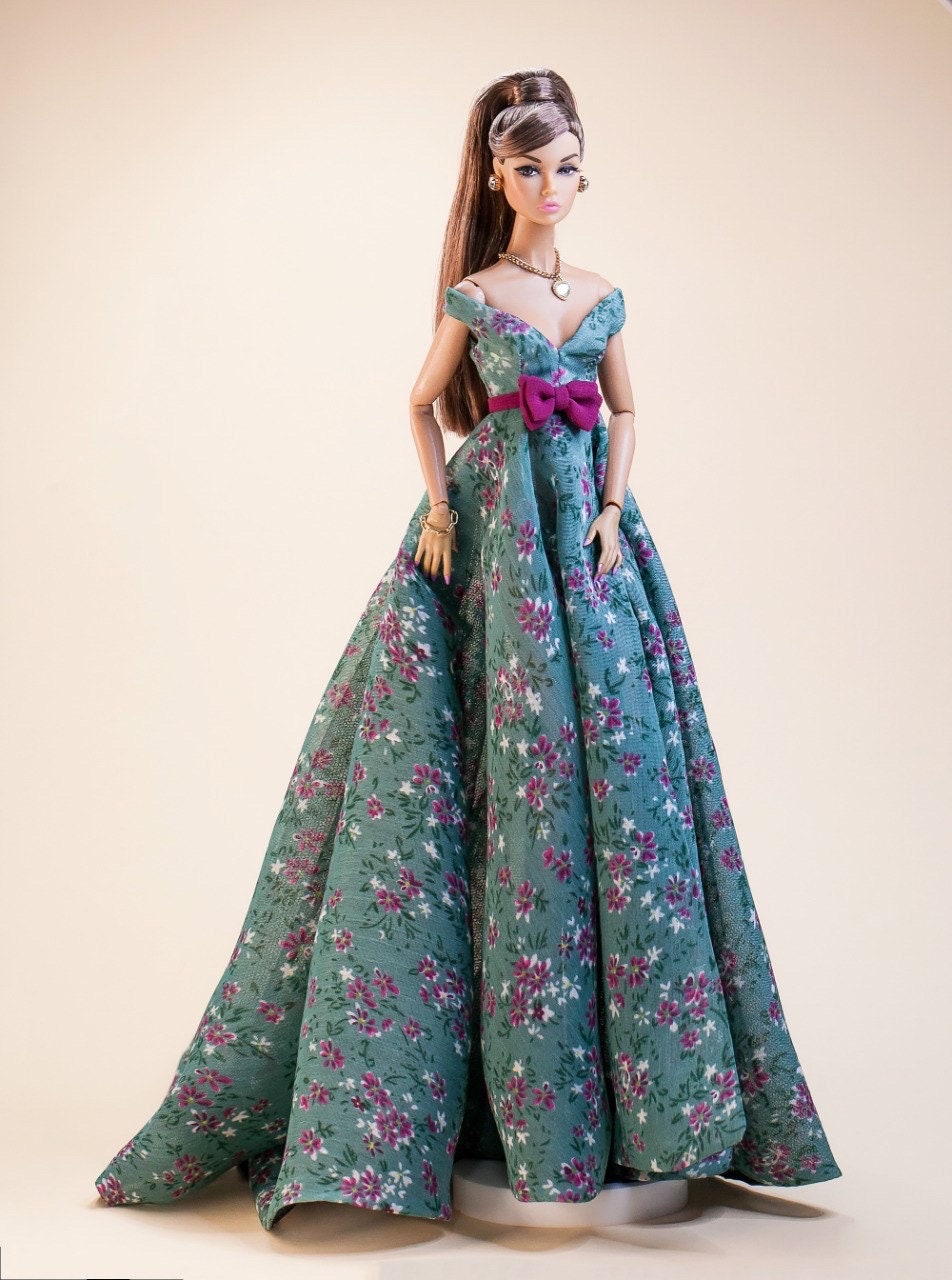 Long dress with slit for Integrity Toys 12 inch fashion dolls.