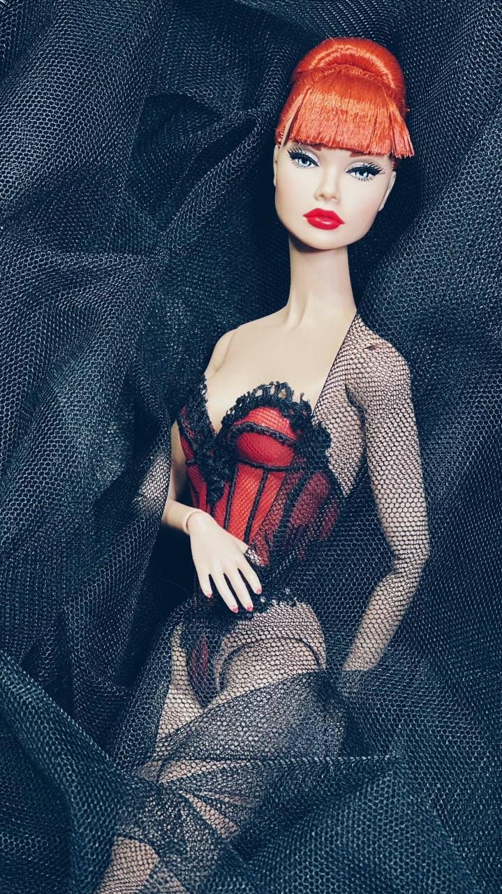 Digital Embroidery – Bodysuit Corset for Poppy Parker Integrity toys dolls