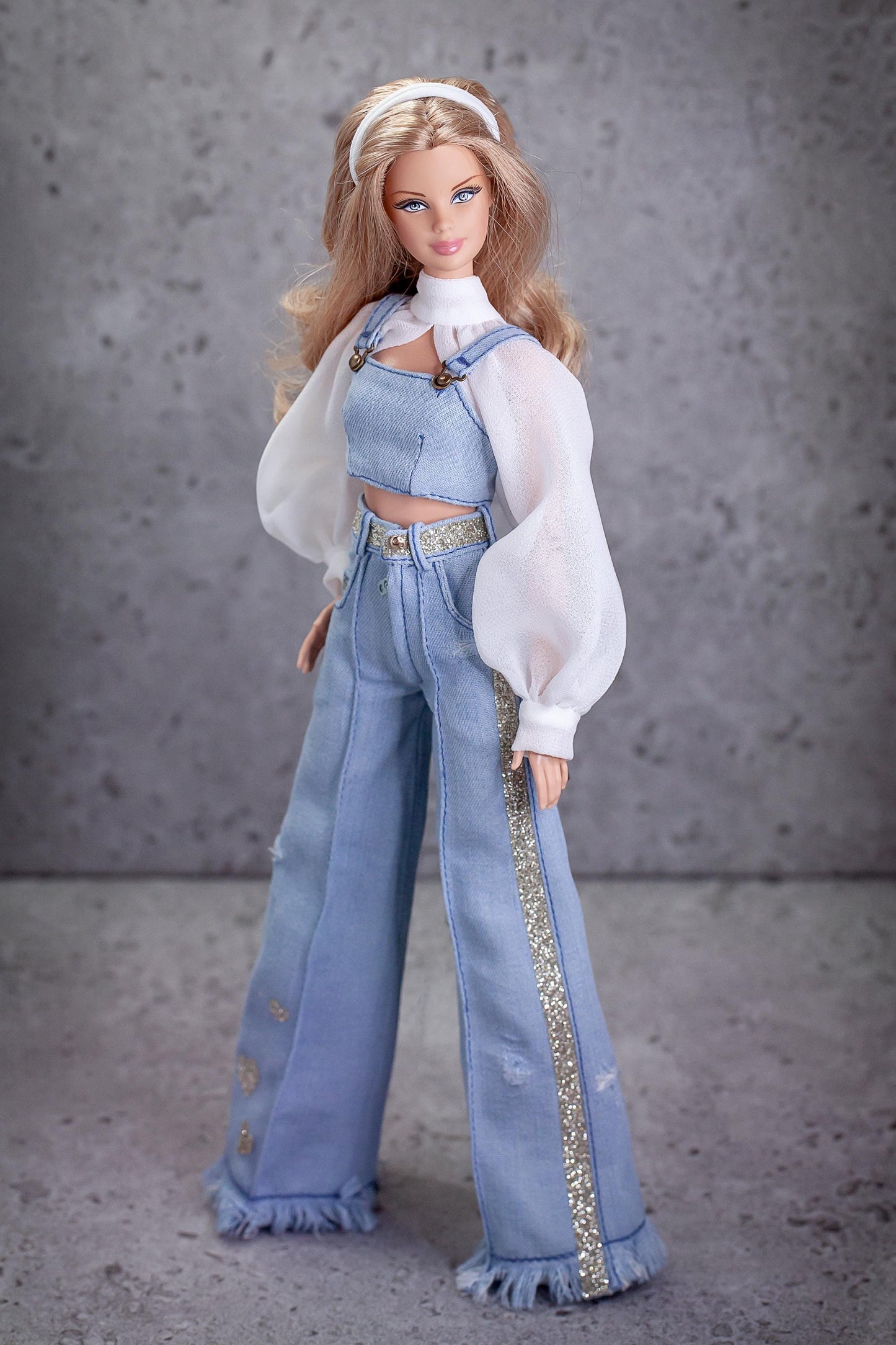 PDF Digital Pattern bolero blouse and bustier for BB &amp; Integrity toys dolls. + Video tutorial.