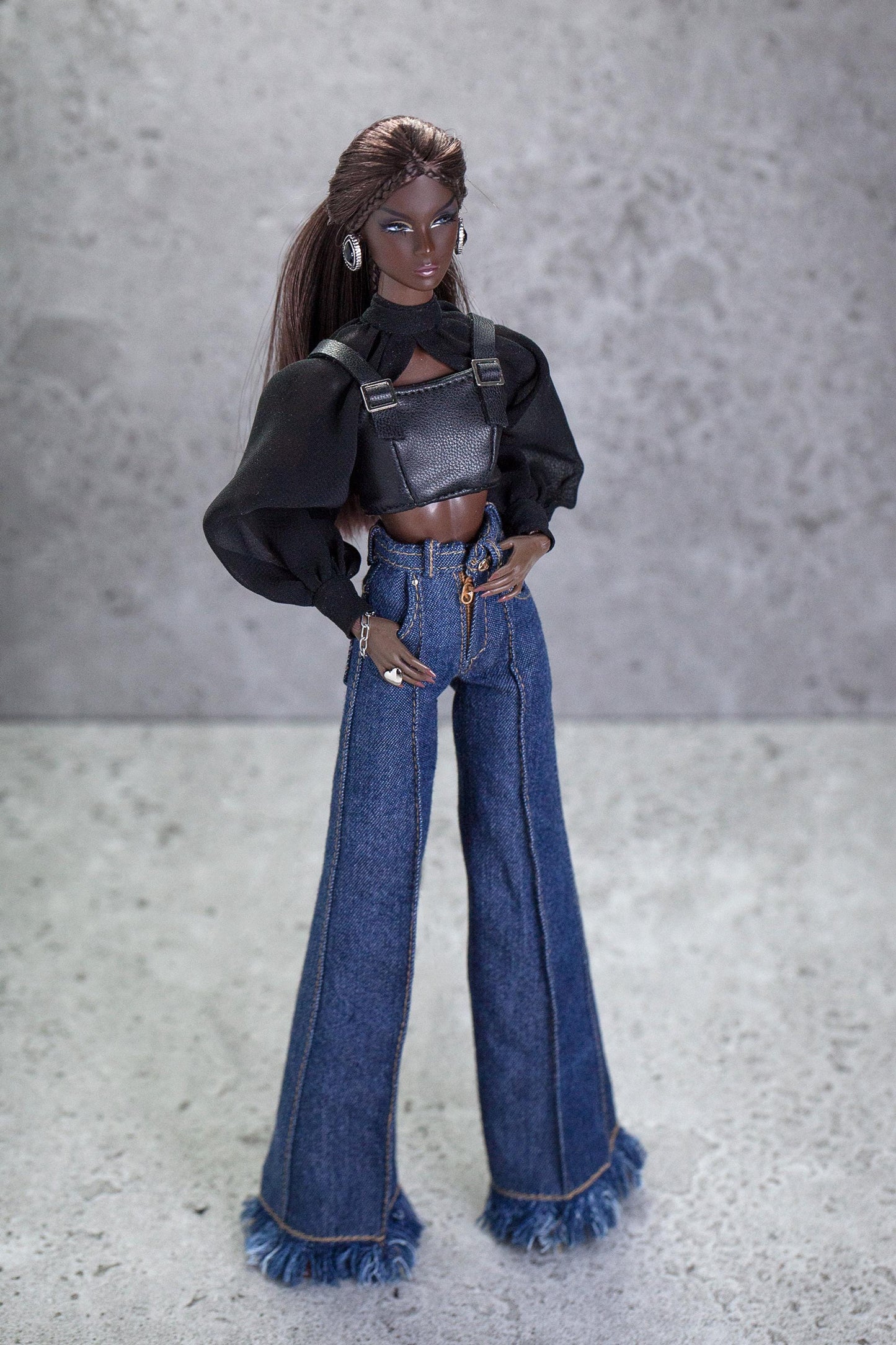 PDF Digital Pattern bolero blouse and bustier for BB &amp; Integrity toys dolls. + Video tutorial.