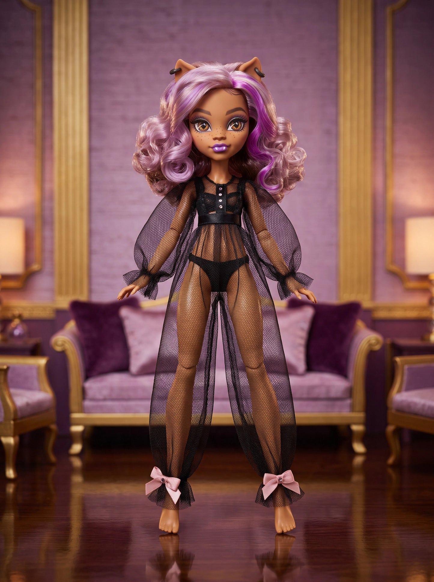 PDF Digital Pattern Jumpsuit overall for monster MH G1 + G3 dolls + Video Tutorial