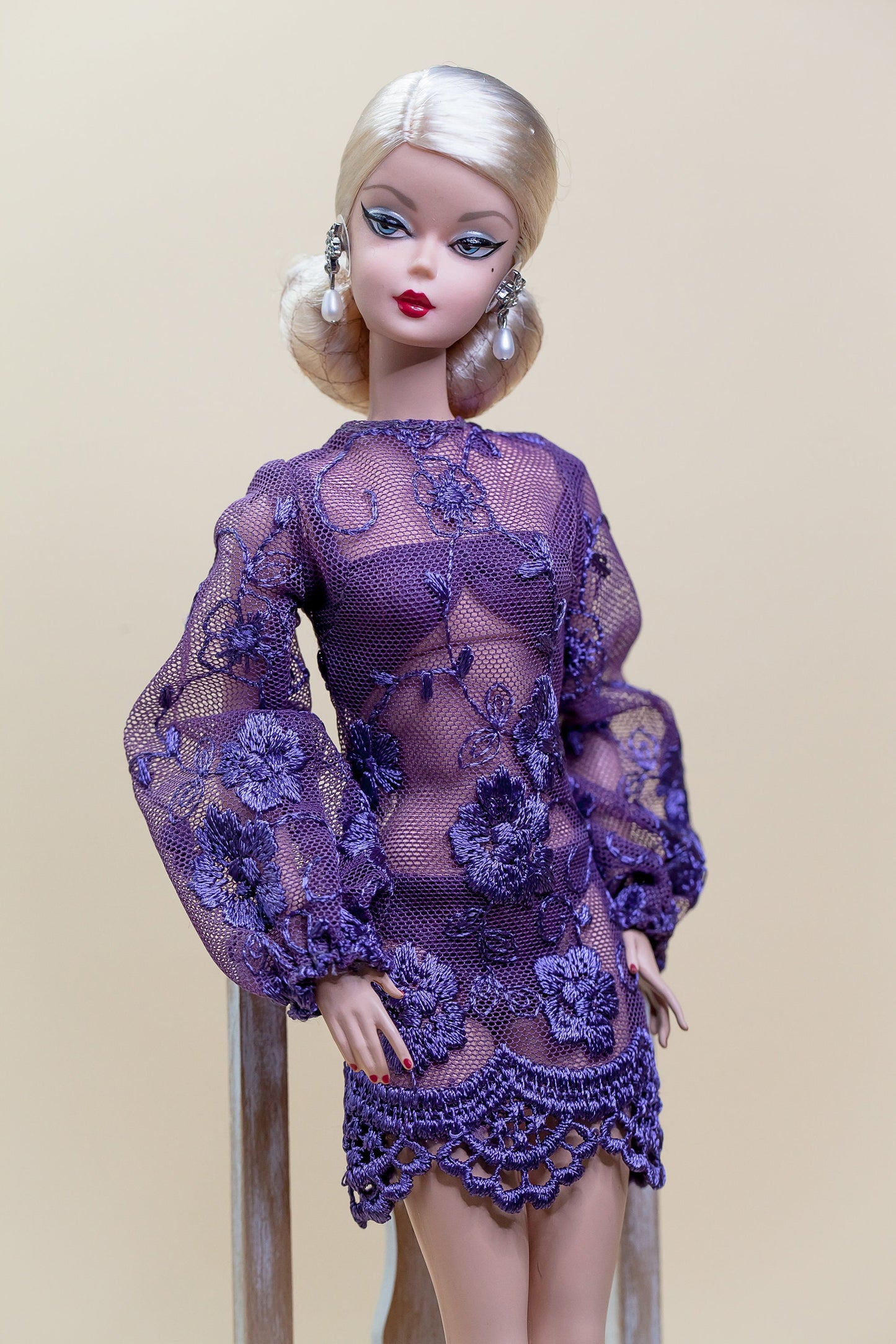 PDF Digital Pattern balloon sleeve dress for BB silk. Youtube VIDEO.