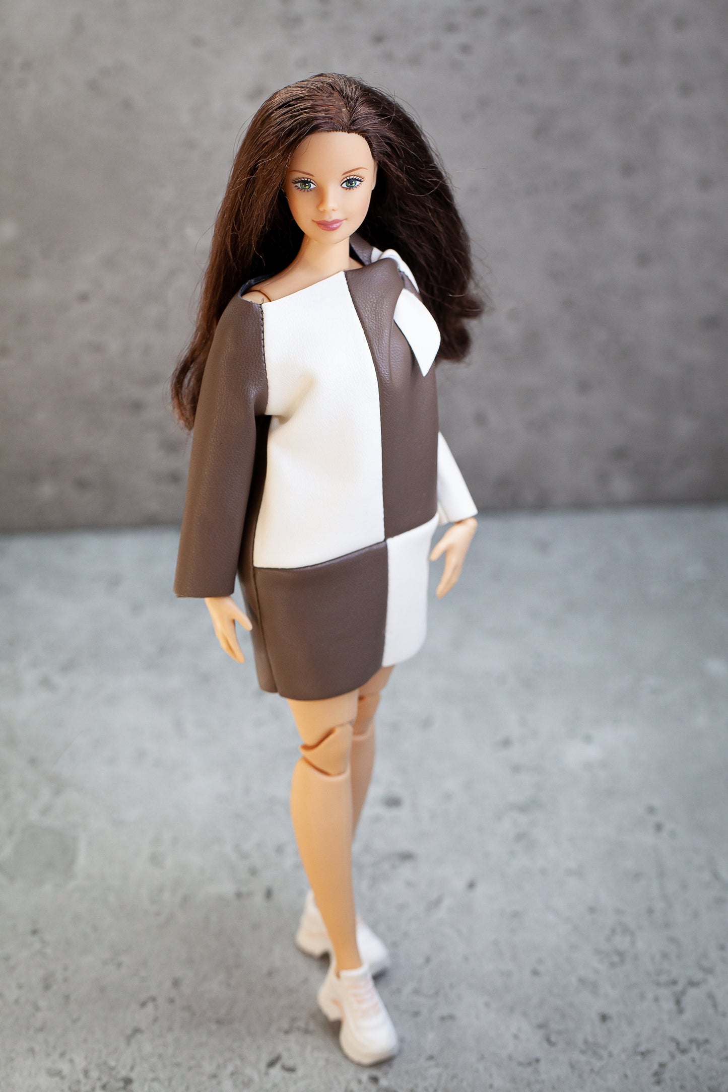 PDF Digital Pattern reglan sleeve dress dress for BB MTM Curv. dolls. Video tutorial.